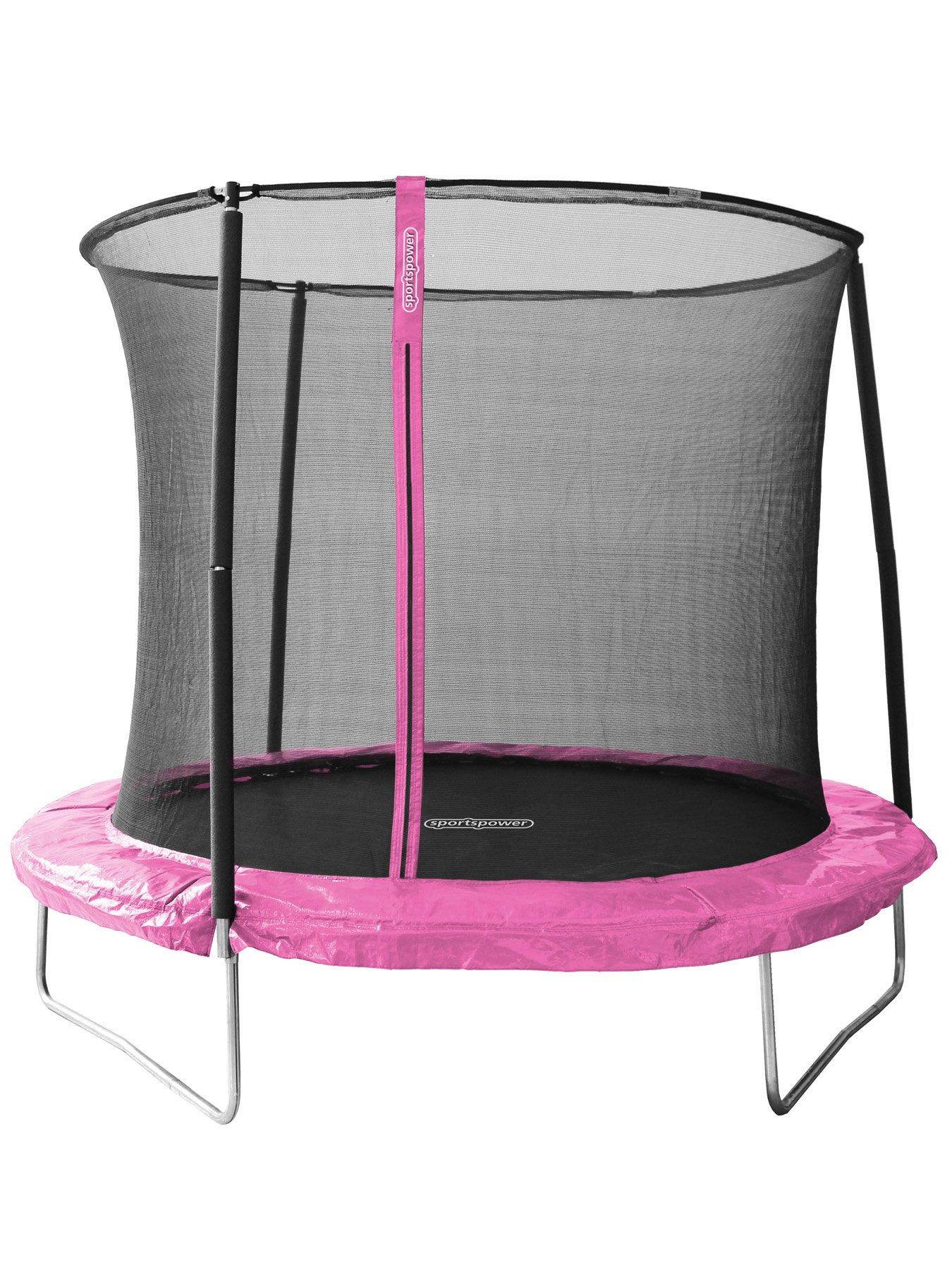 Image 2 of 6 of Sportspower Sportspower 8ft Trampoline PINK