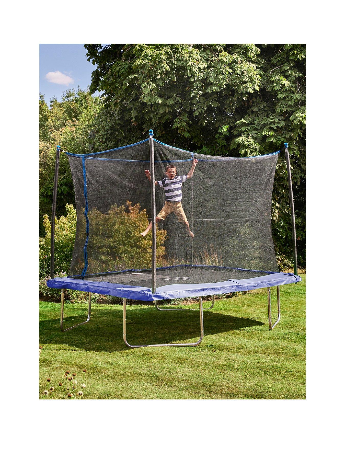 Sportspower 10ft x 8ft Rectangular Trampoline  &  Enclosure