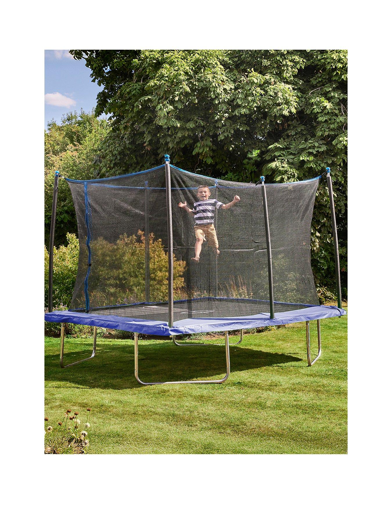 Image 1 of 6 of Sportspower 12ft x 8ft Rectangular Trampoline & Enclosure