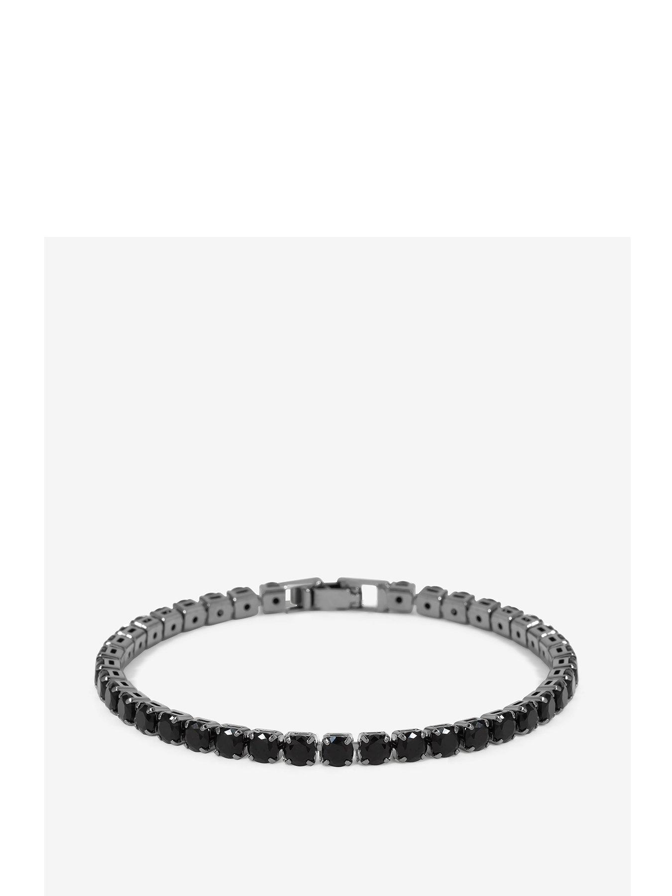 jon-richard-jon-richard-hematite-plated-and-jet-tennis-bracelet