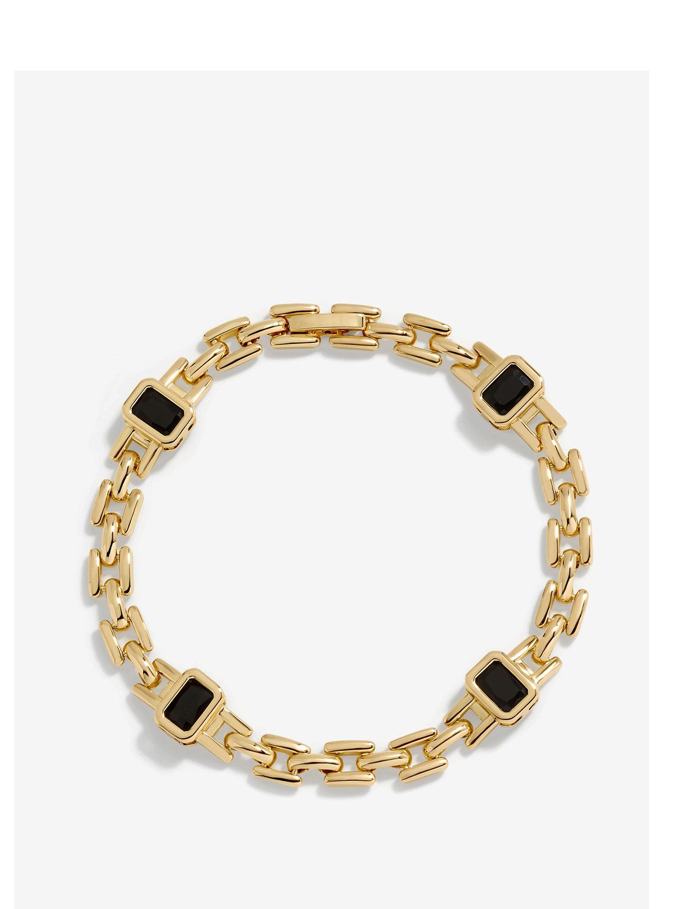 jon-richard-jon-richard-gold-plated-and-jet-cubic-zirconia-polished-bracelet