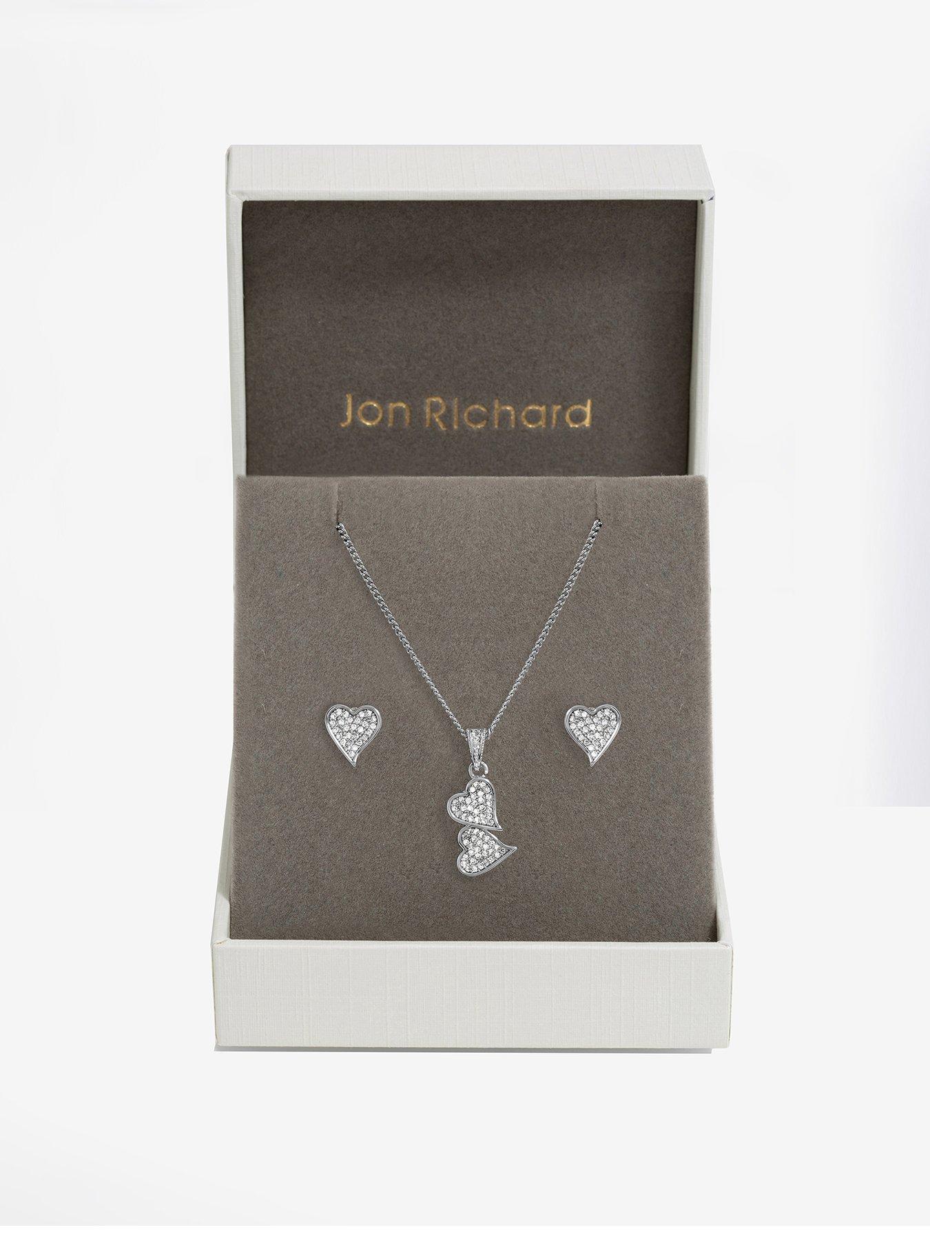 jon-richard-jon-richard-rhodium-plated-cubic-zirconia-double-heart-pendant-and-earrings-gift-box