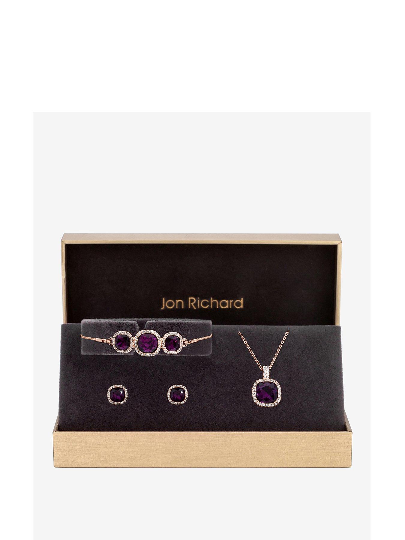 jon-richard-jon-richard-rose-gold-plated-and-amethyst-trio-set