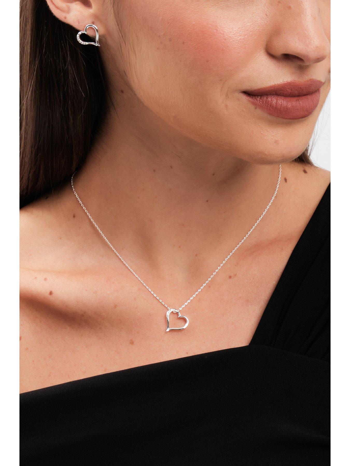 inicio-inicio-silver-plated-heart-pendant-set-gift-boxoutfit