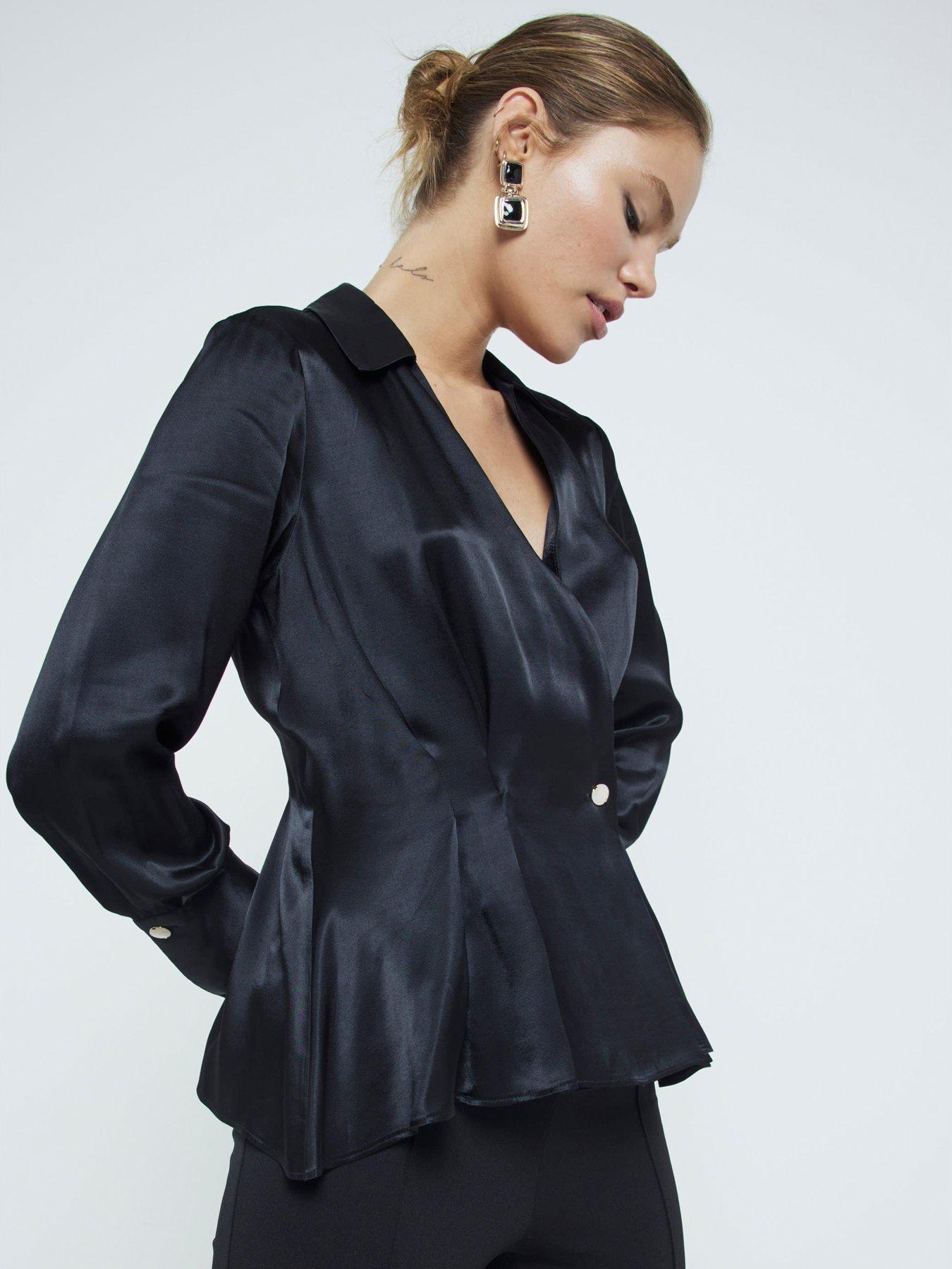 river-island-button-detail-wrap-satin-blouse-black