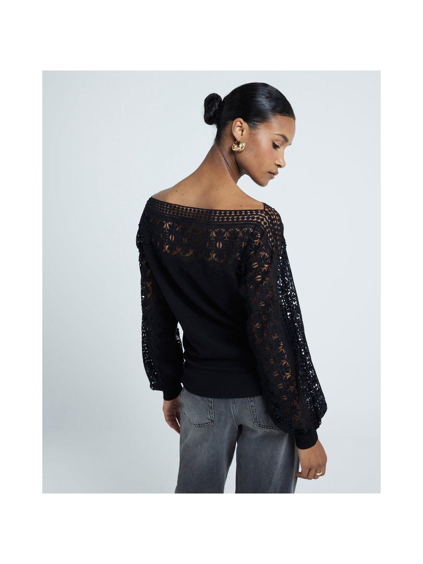 river-island-lace-hybrid-jumper-blackstillFront