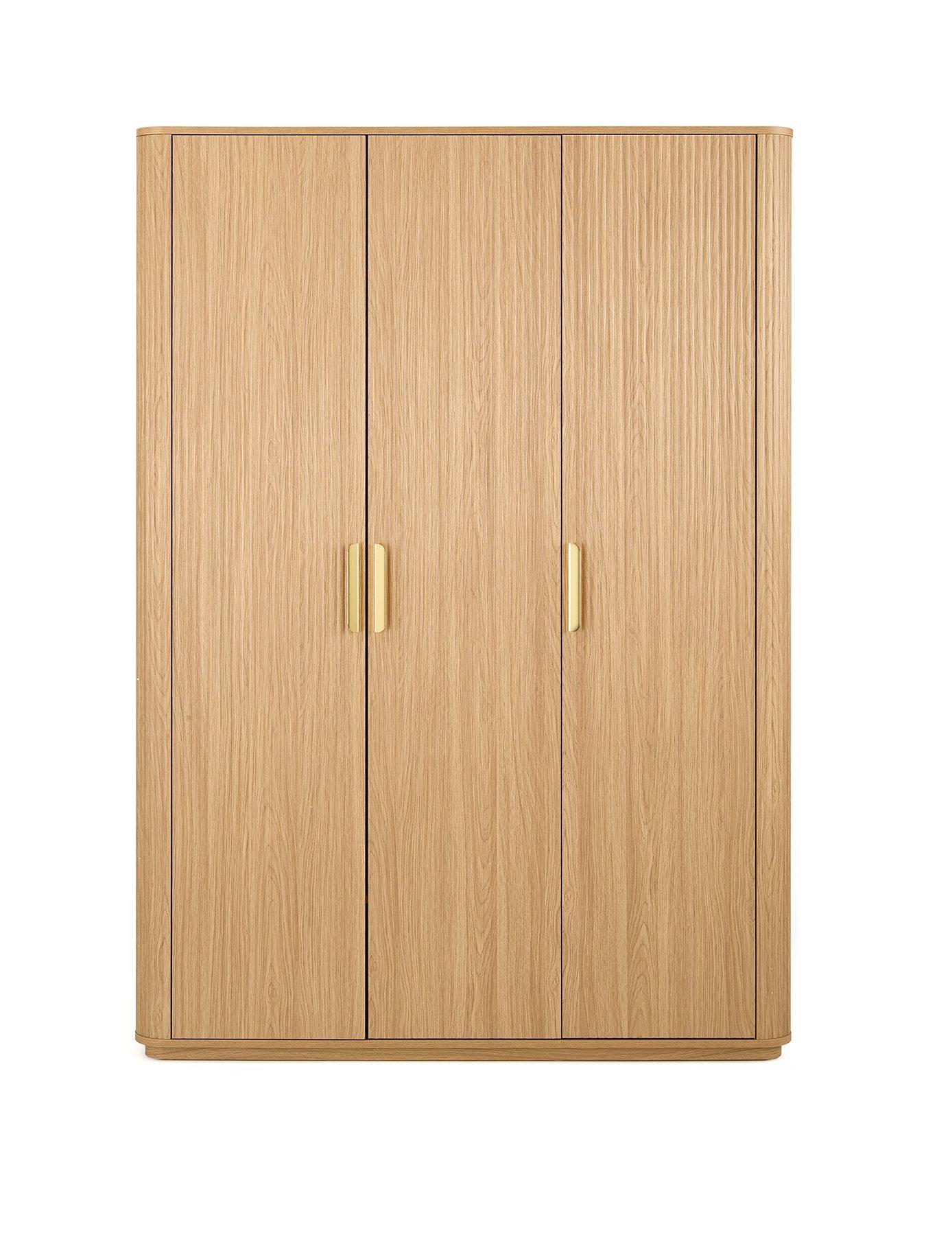very-home-carina-3-door-plinth-wardrobe-oak-fscreg-certifiedstillFront