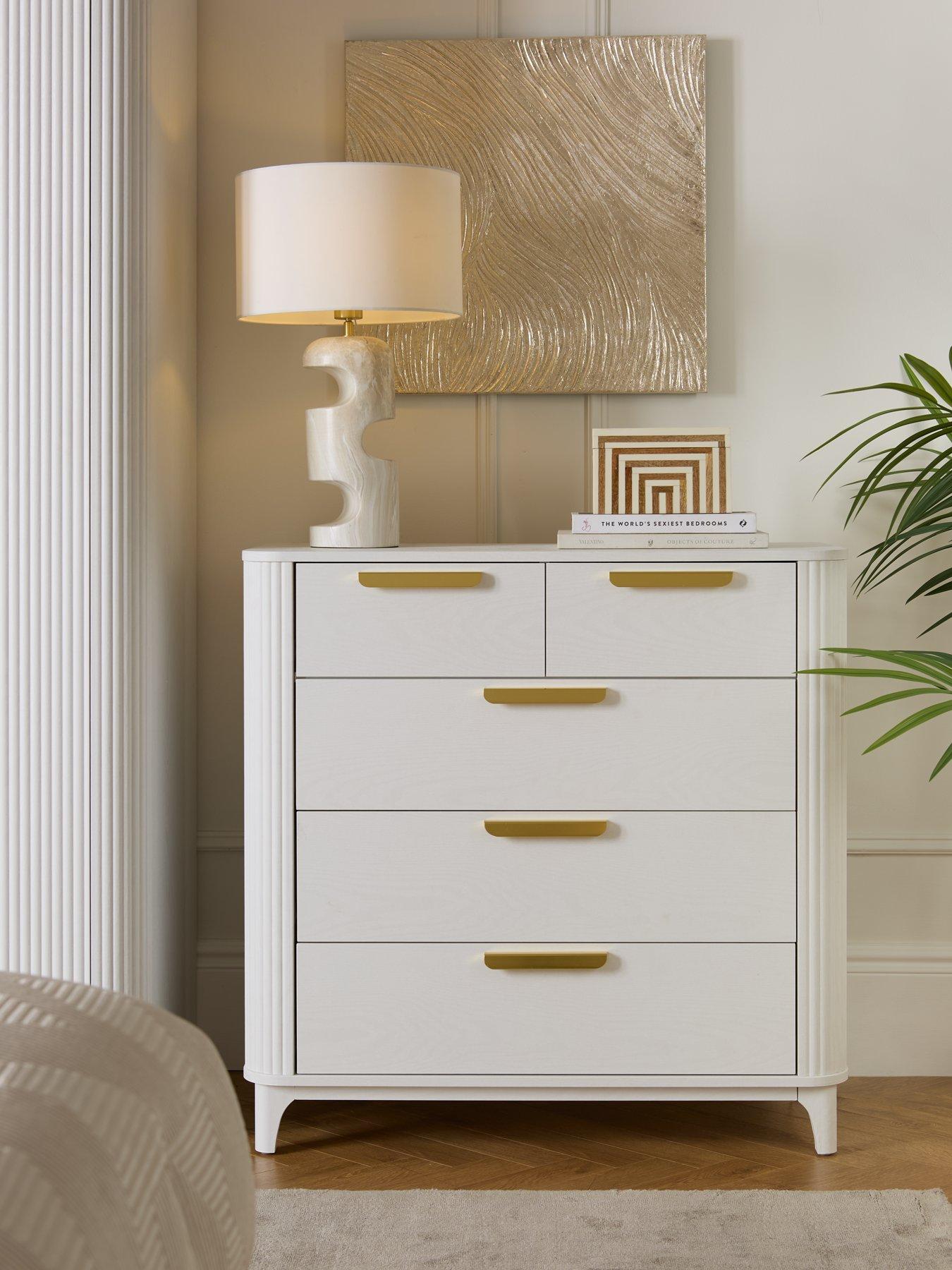 Image 1 of 7 of The Very Collection Carina 2 + 3&nbsp;&nbsp;Drawer Chest - White - FSC&reg; Certified