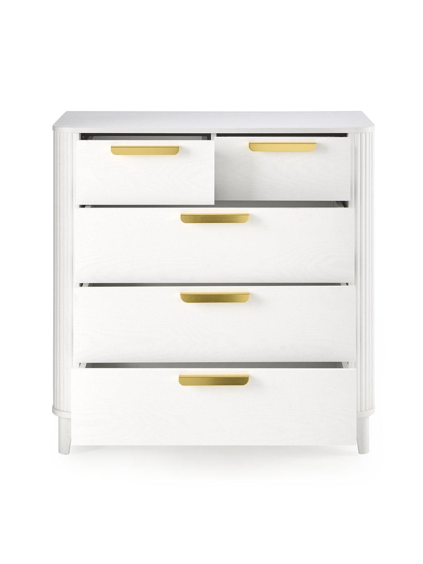 Image 4 of 7 of The Very Collection Carina 2 + 3&nbsp;&nbsp;Drawer Chest - White - FSC&reg; Certified