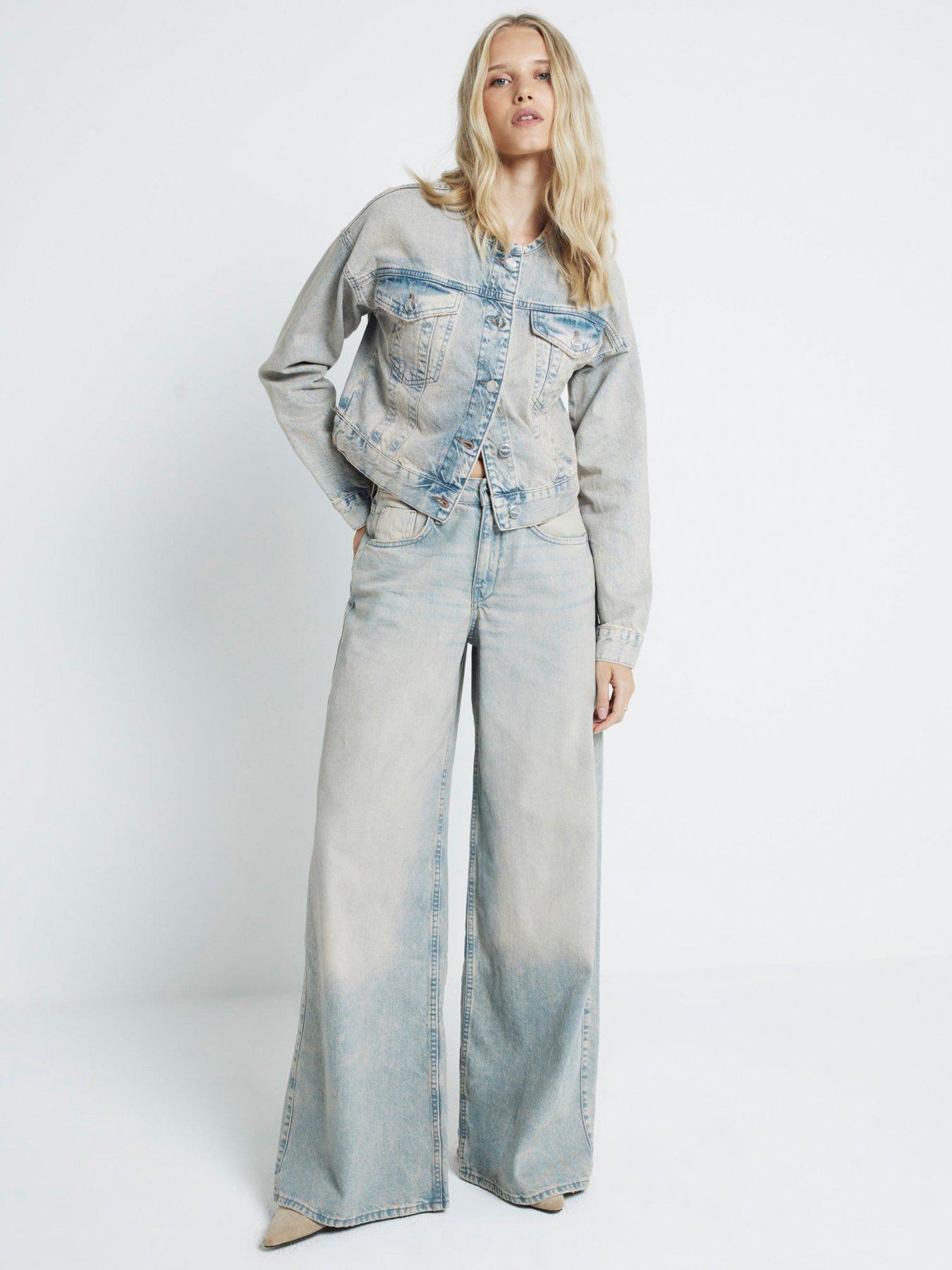 River Island Palazzo Jeans - Blue