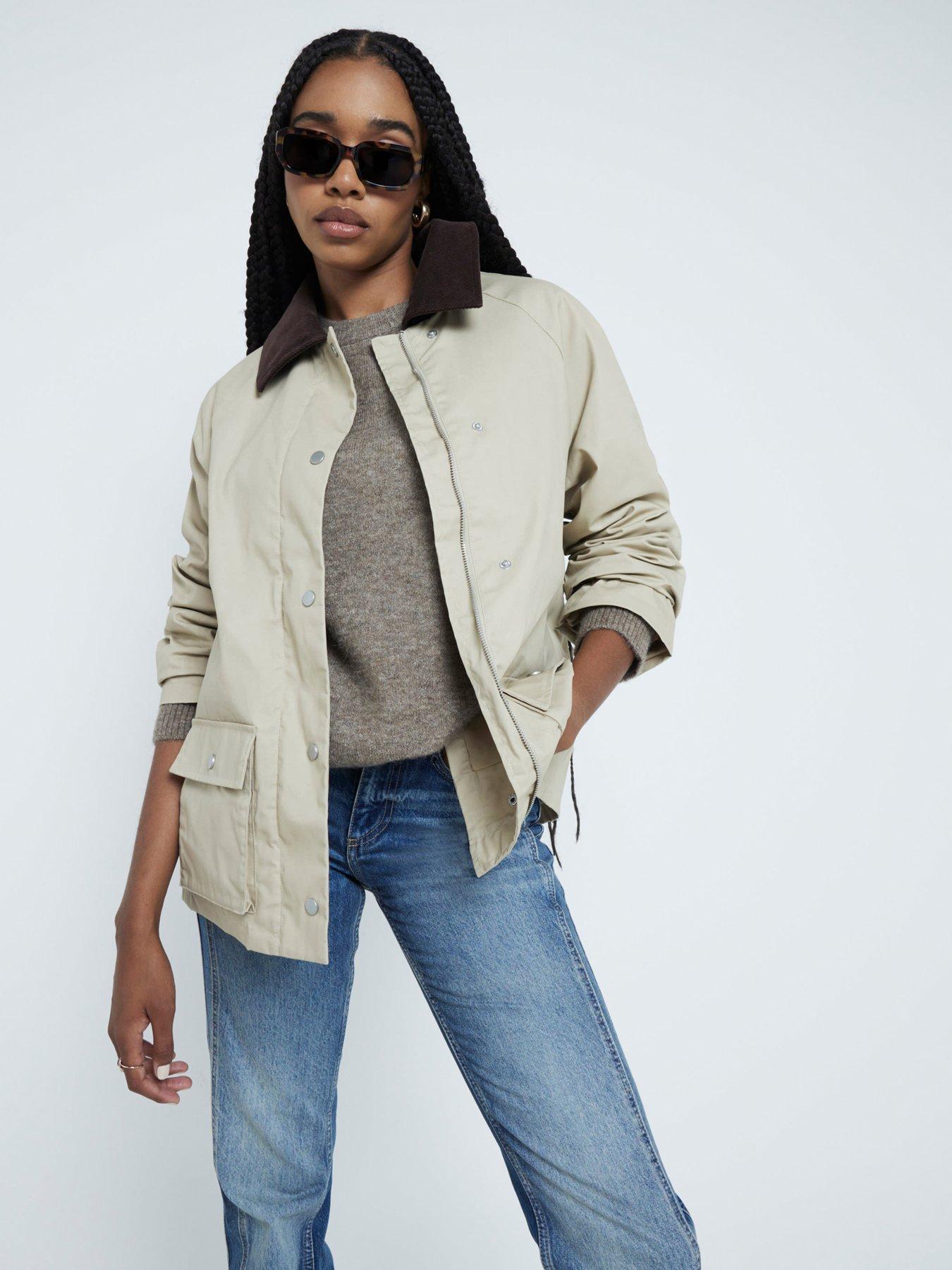 river-island-waxed-jacket-cream