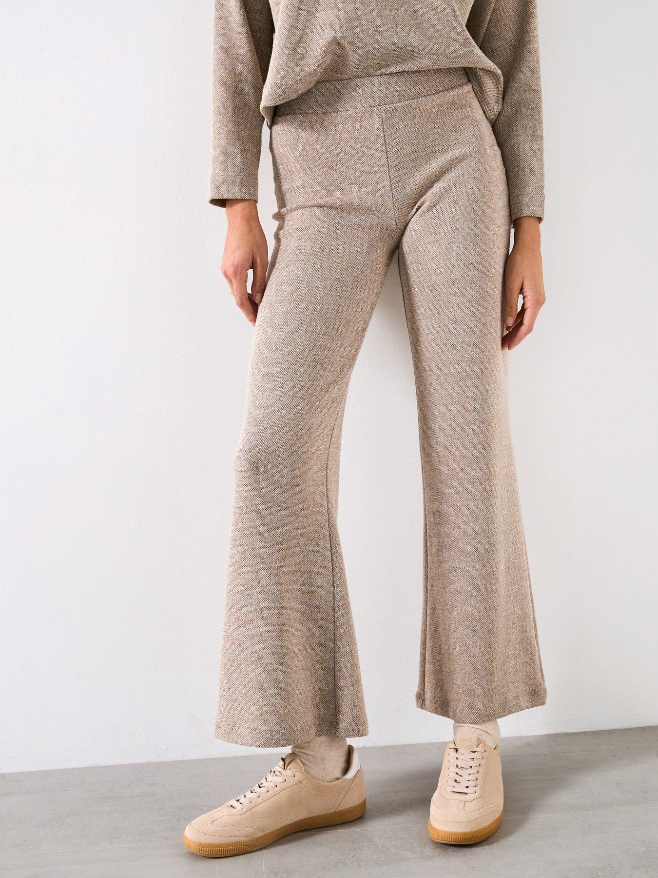 river-island-wide-leg-lurex-crochet-trouser-gold