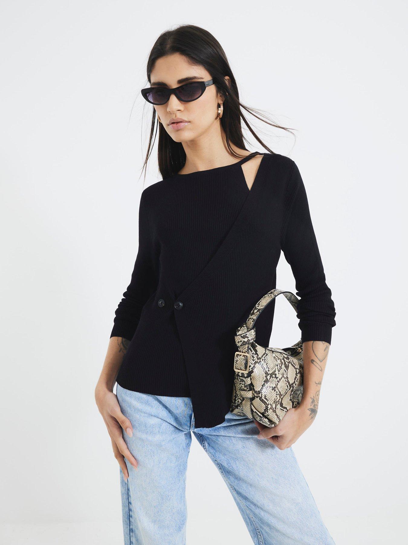 river-island-wrap-asymmetric-top-black