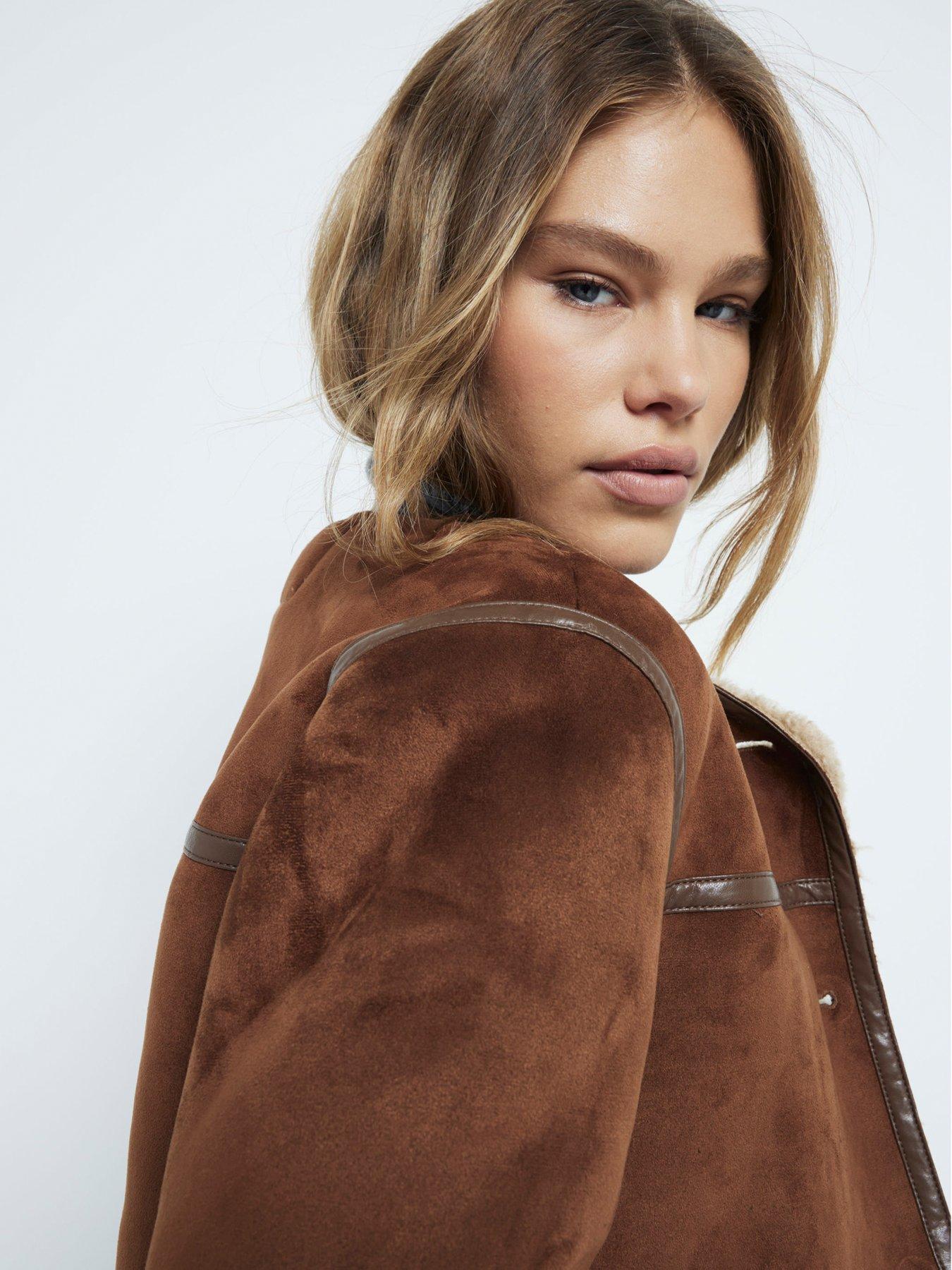 river-island-shearling-trophy-jacket-brownoutfit