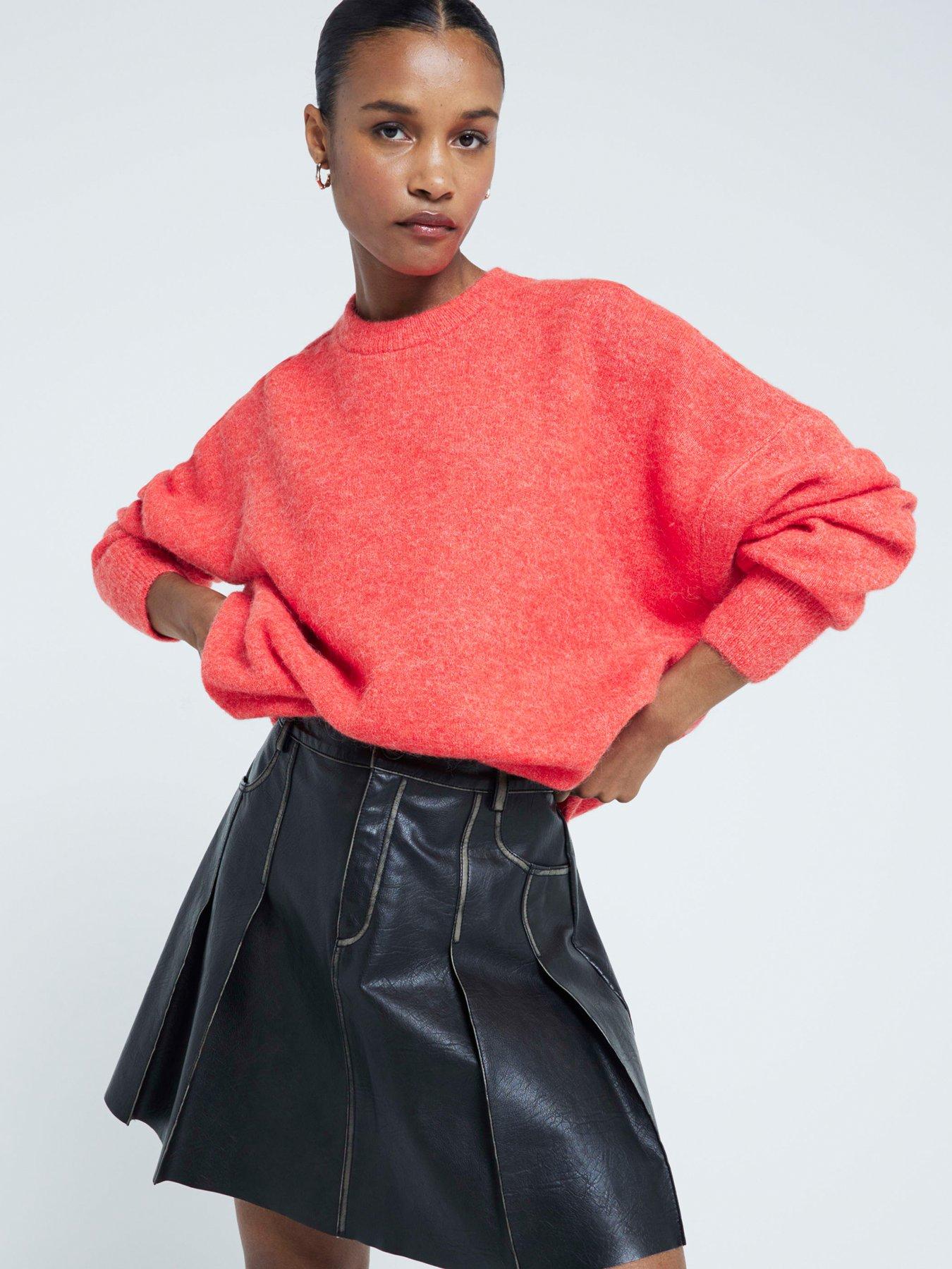 river-island-oversized-jumper-reddetail