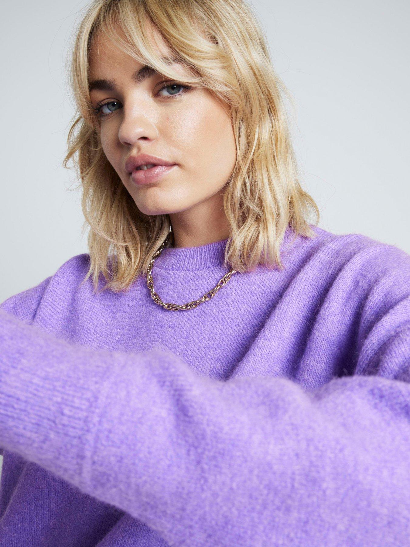 river-island-oversized-jumper-purpleoutfit