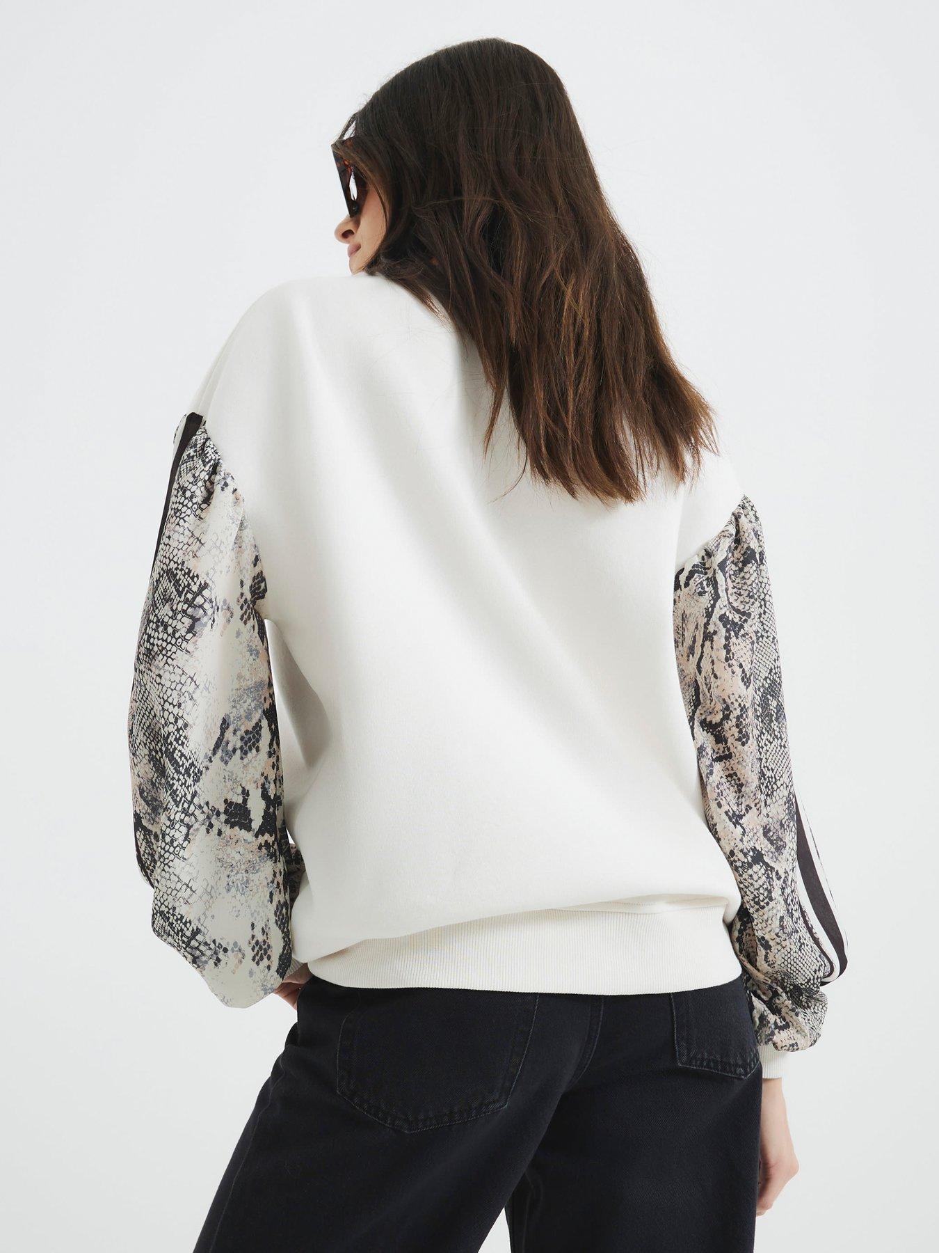 river-island-snake-hybrid-sleeve-sweat-creamstillFront