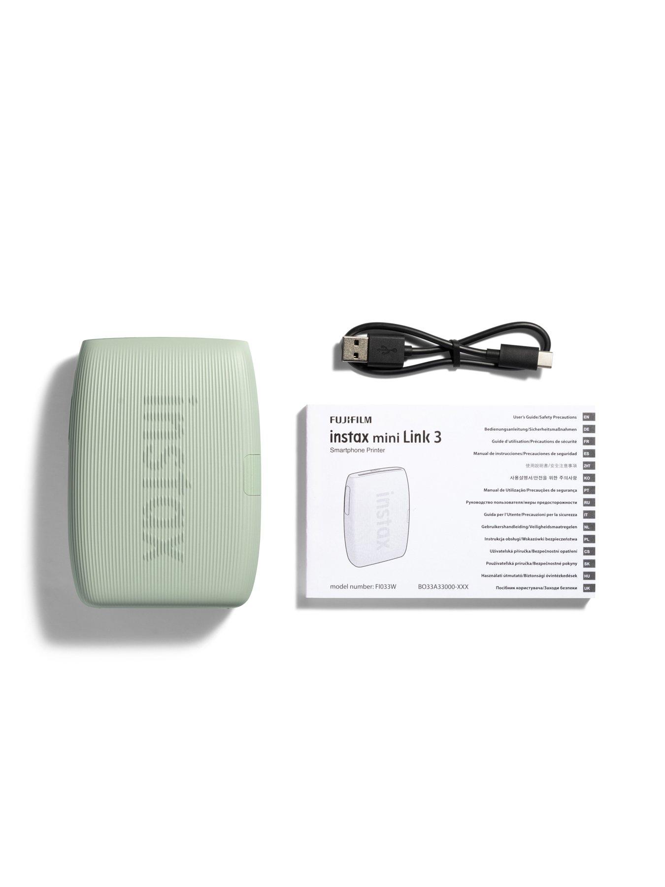 Image 5 of 7 of Fujifilm Instax Fujifilm Instax Mini Link 3 Wireless Smartphone Photo Printer - Green