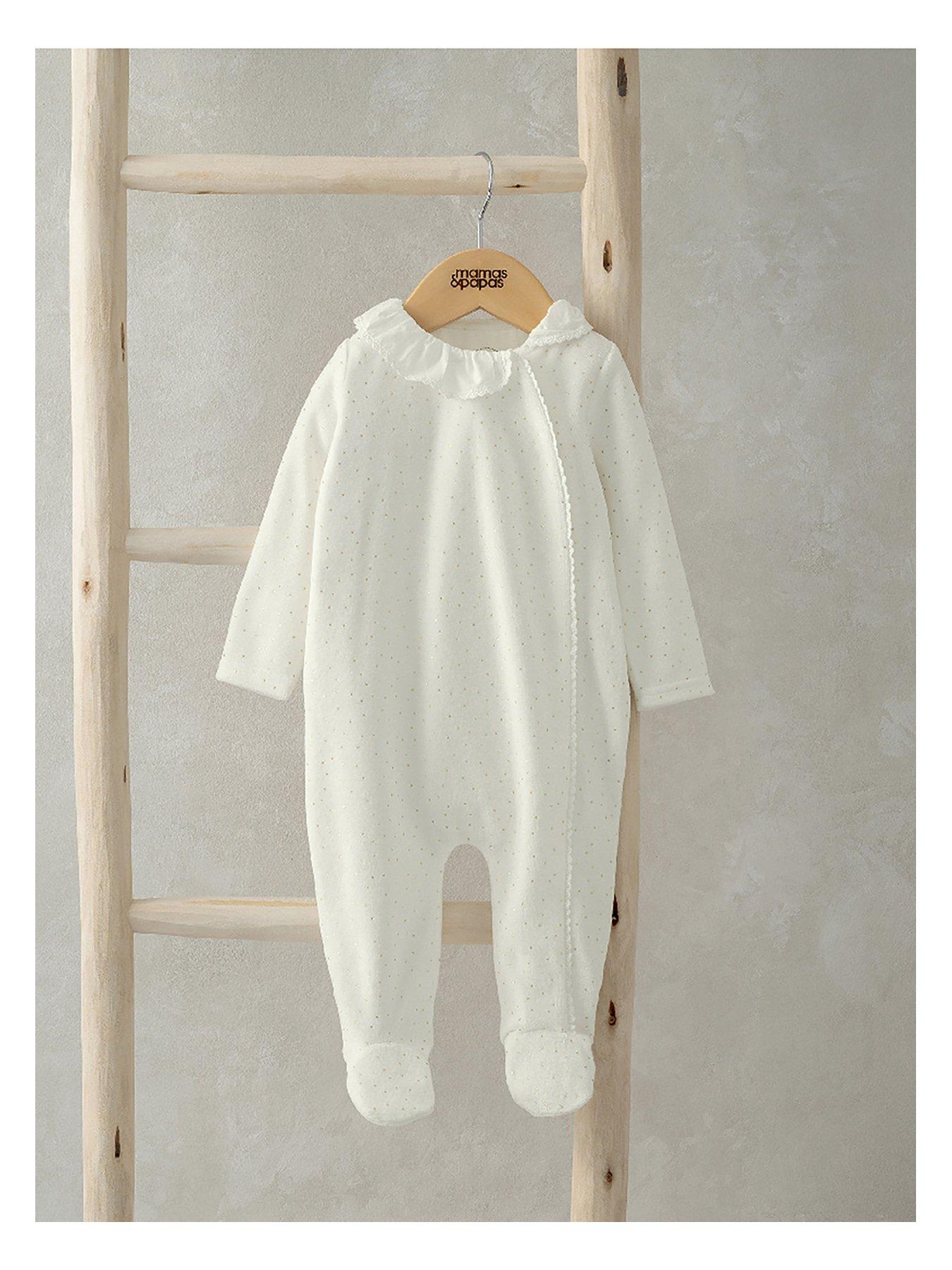 mamas-papas-baby-girls-velour-speckle-sleepsuit-whiteback