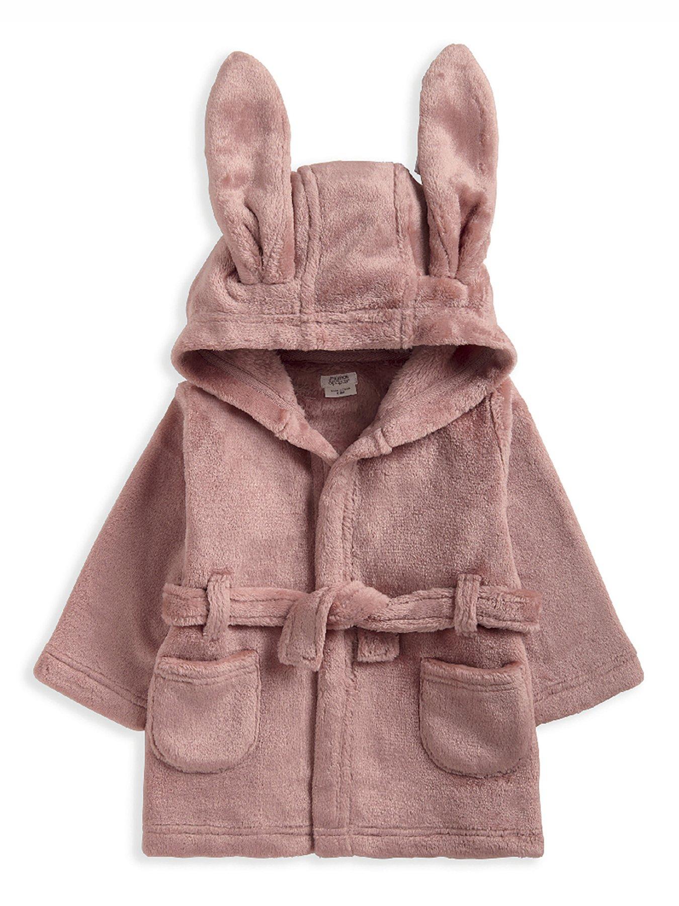 mamas-papas-baby-girls-bunny-dressing-gown-pink