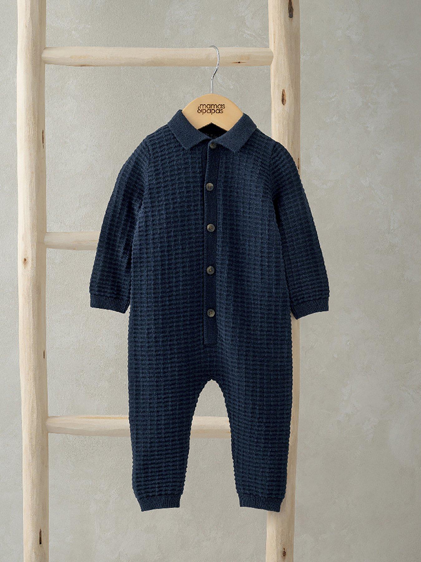 mamas-papas-baby-boys-knitted-romper-bluestillFront