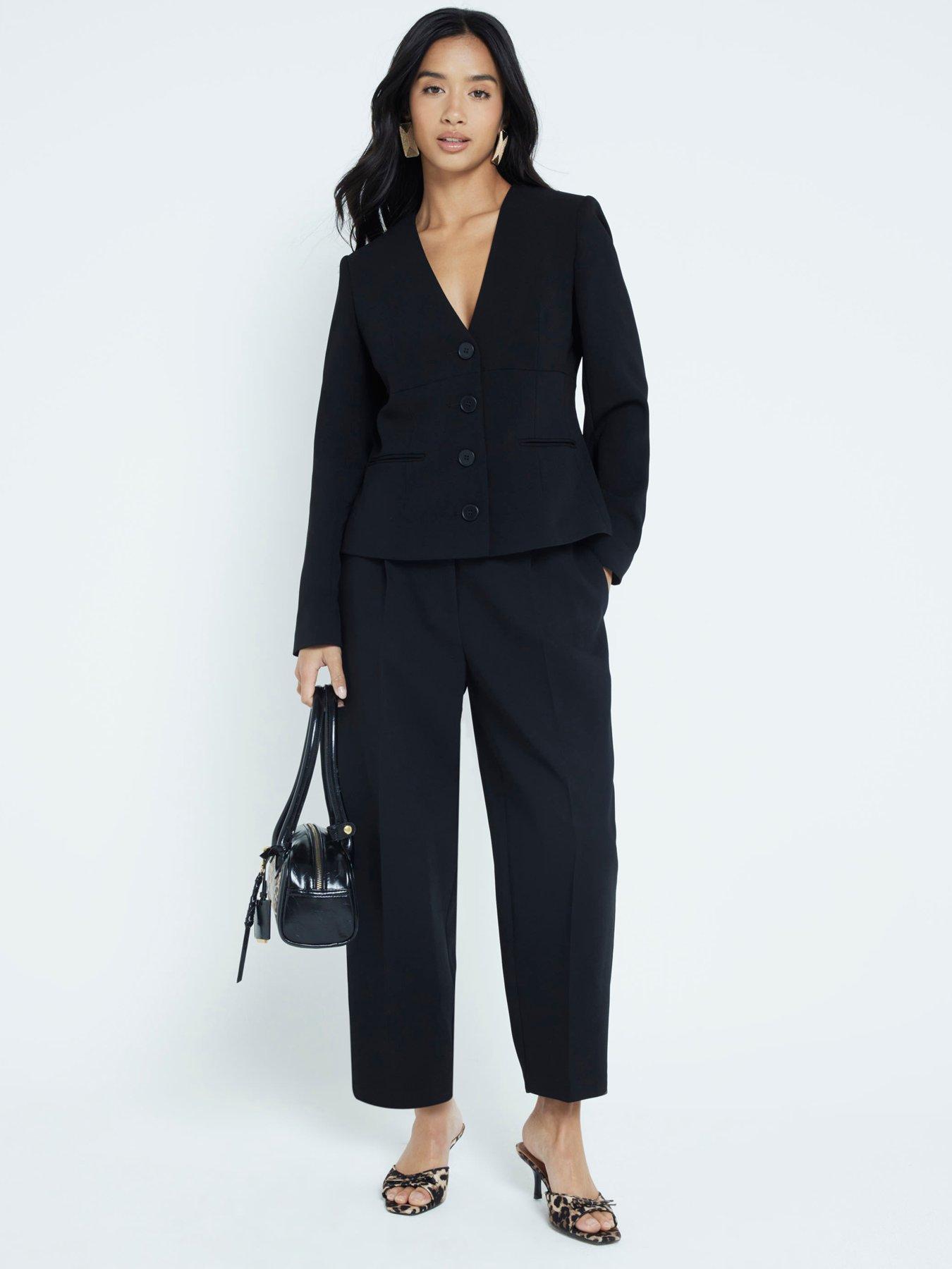 ri-petite-slim-barrell-leg-trouser-black