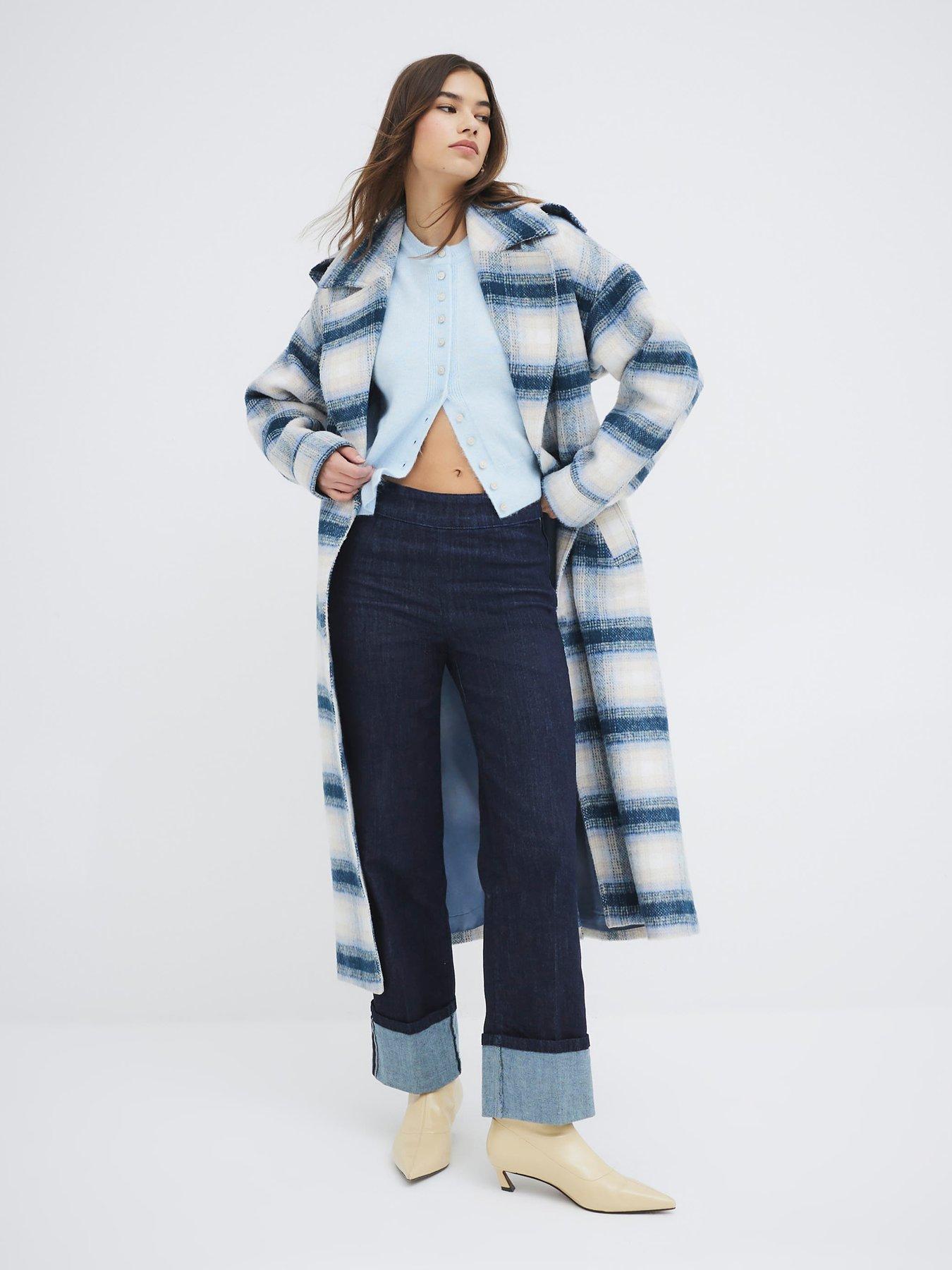 river-island-check-belted-coat-blue