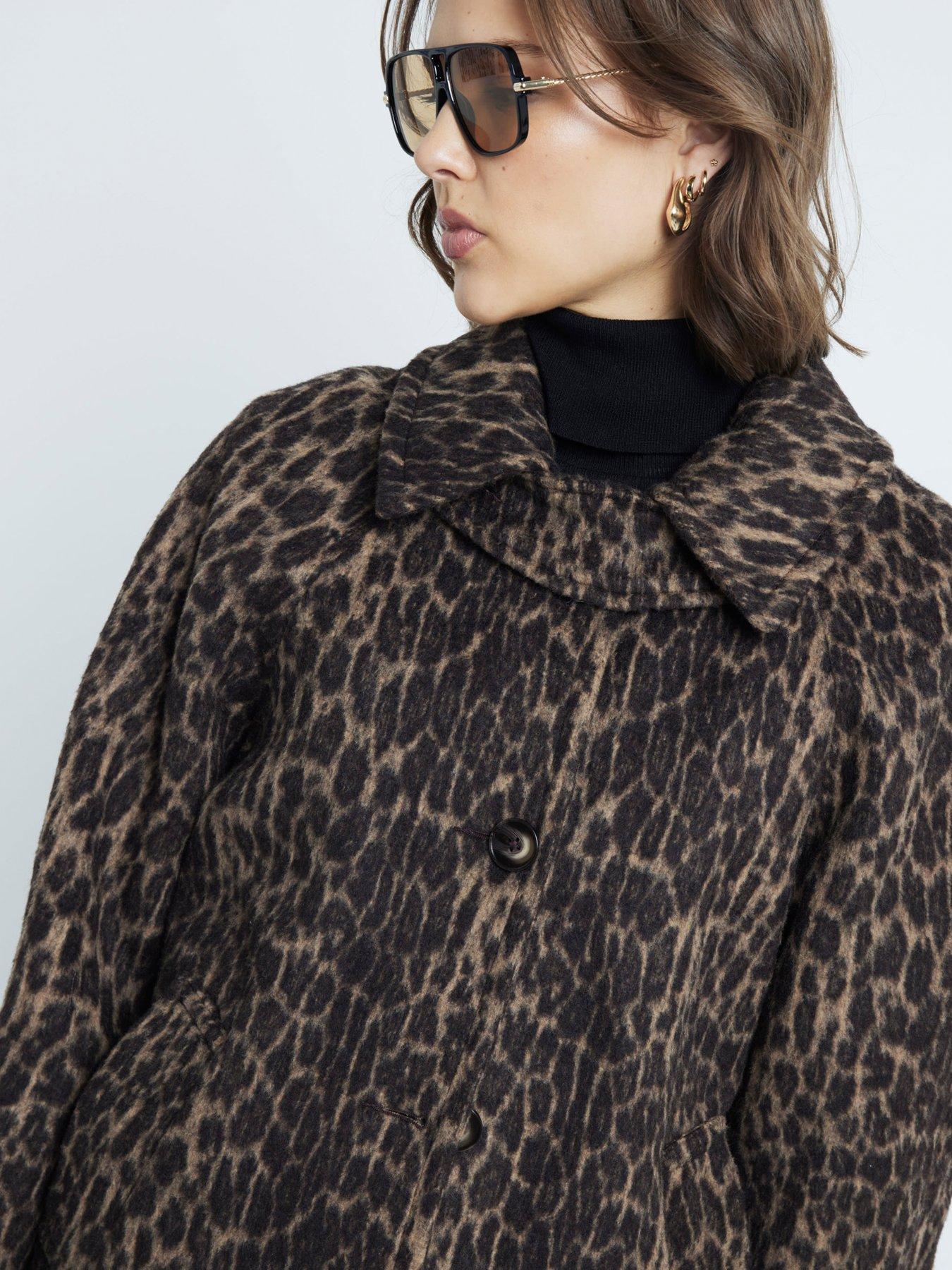 river-island-leopard-funnel-neck-coat-dark-brownoutfit