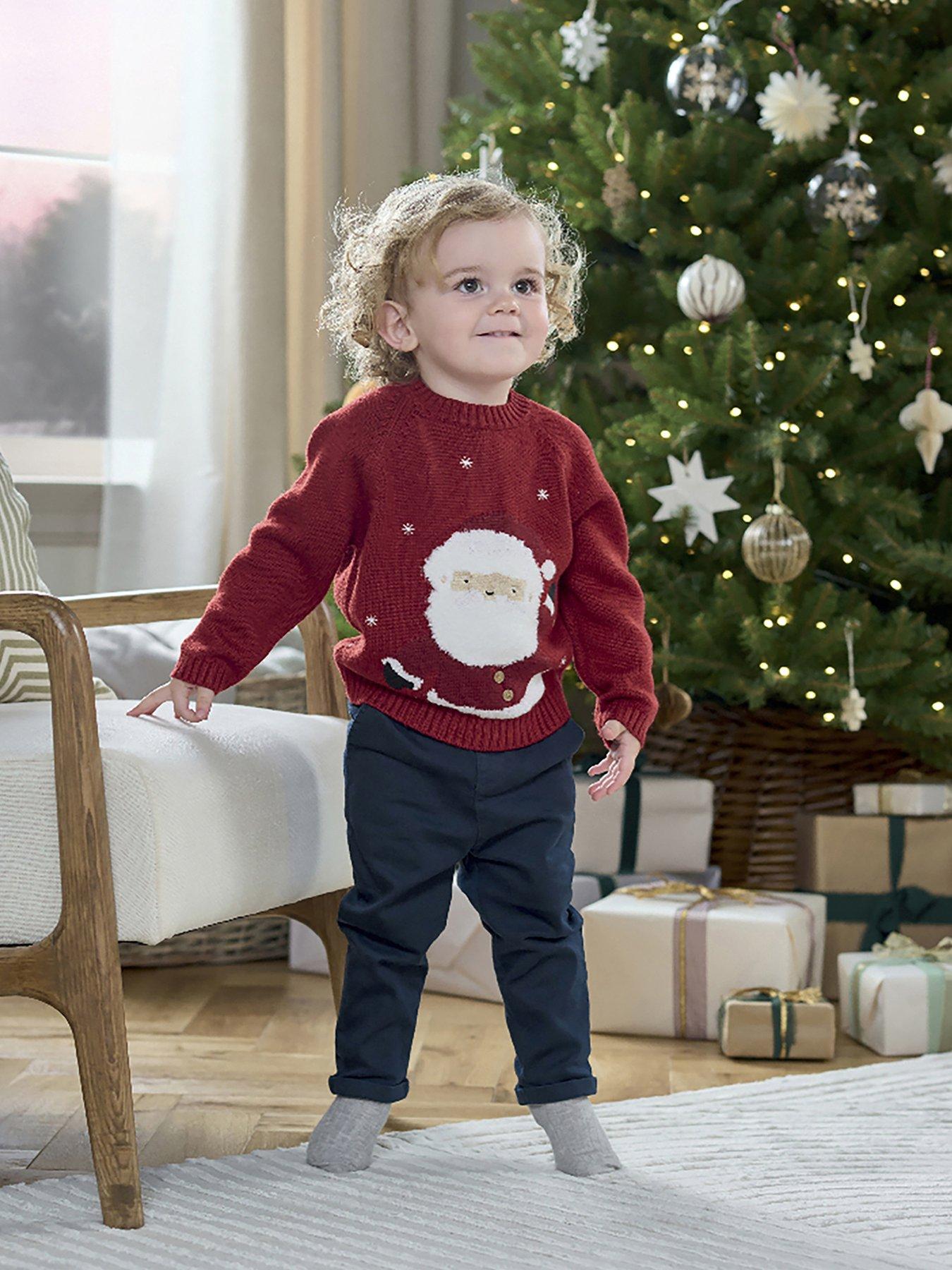 mamas-papas-baby-boys-santa-christmas-jumper-red