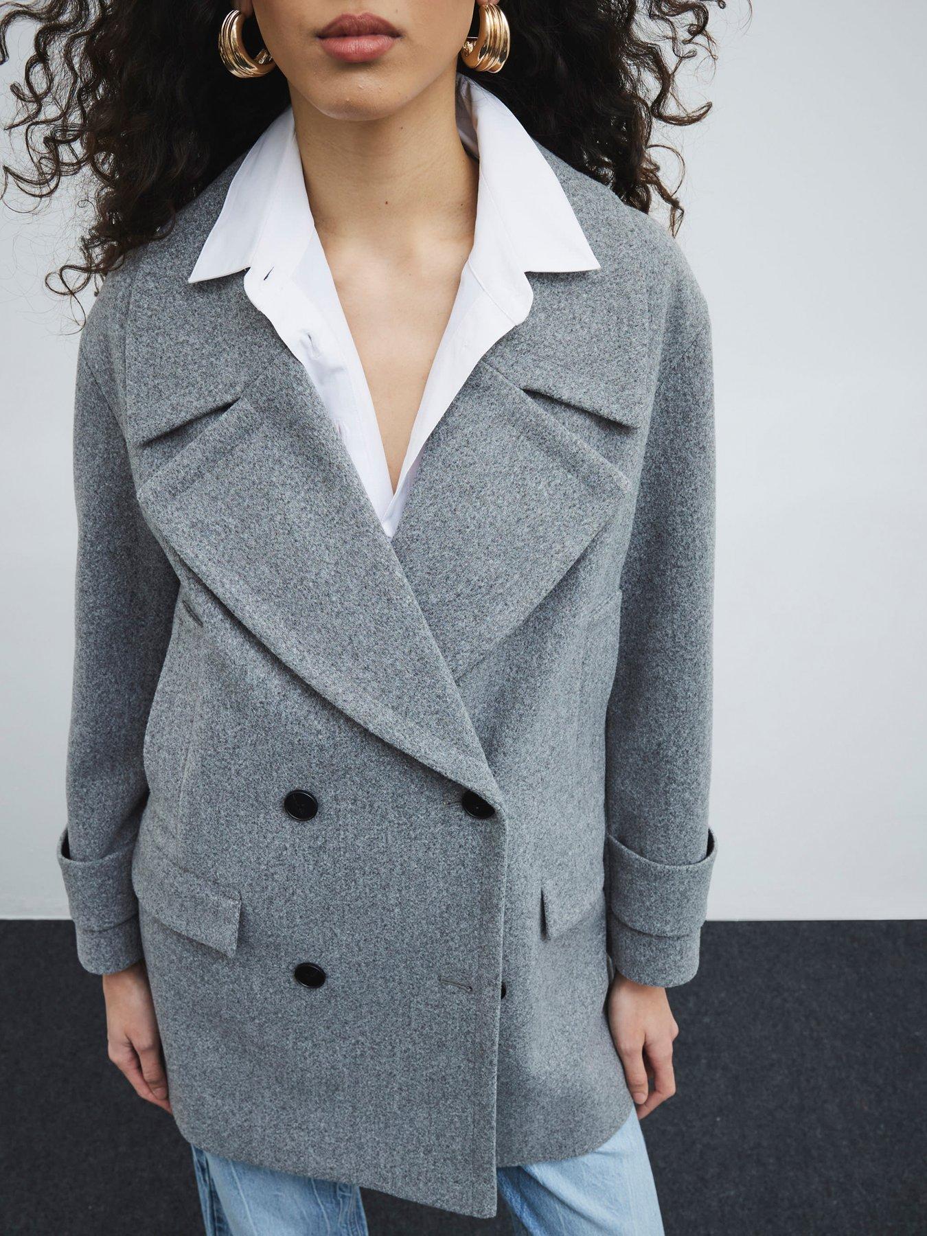 river-island-double-breasted-pea-coat-dark-greyoutfit
