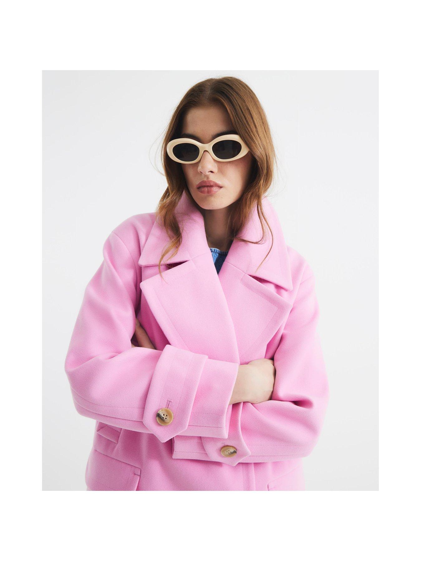 river-island-double-breasted-pea-coat-bright-pinkoutfit