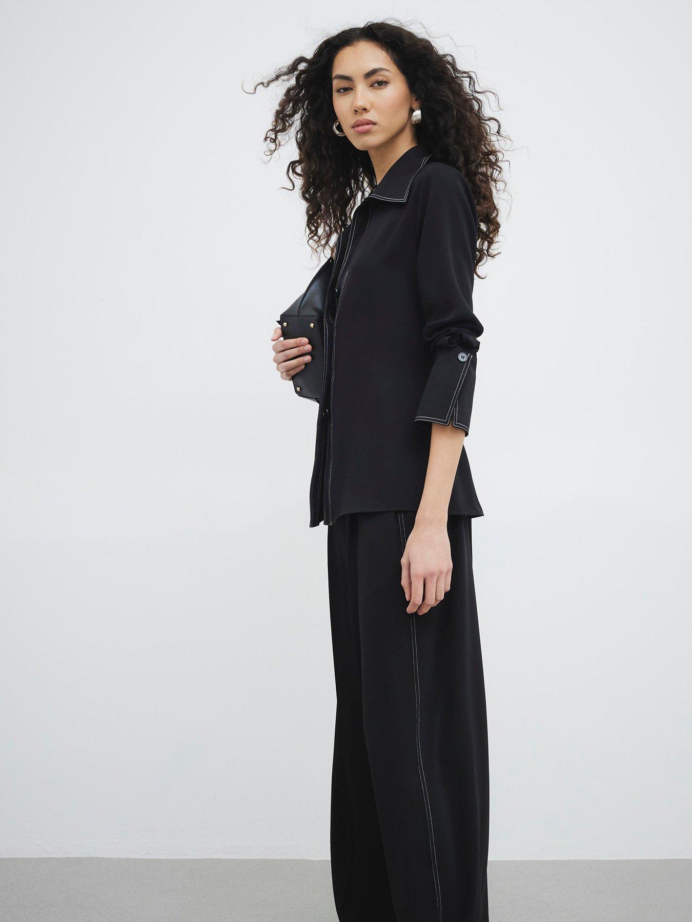 river-island-contrast-stitch-tailored-trousers-blackstillFront