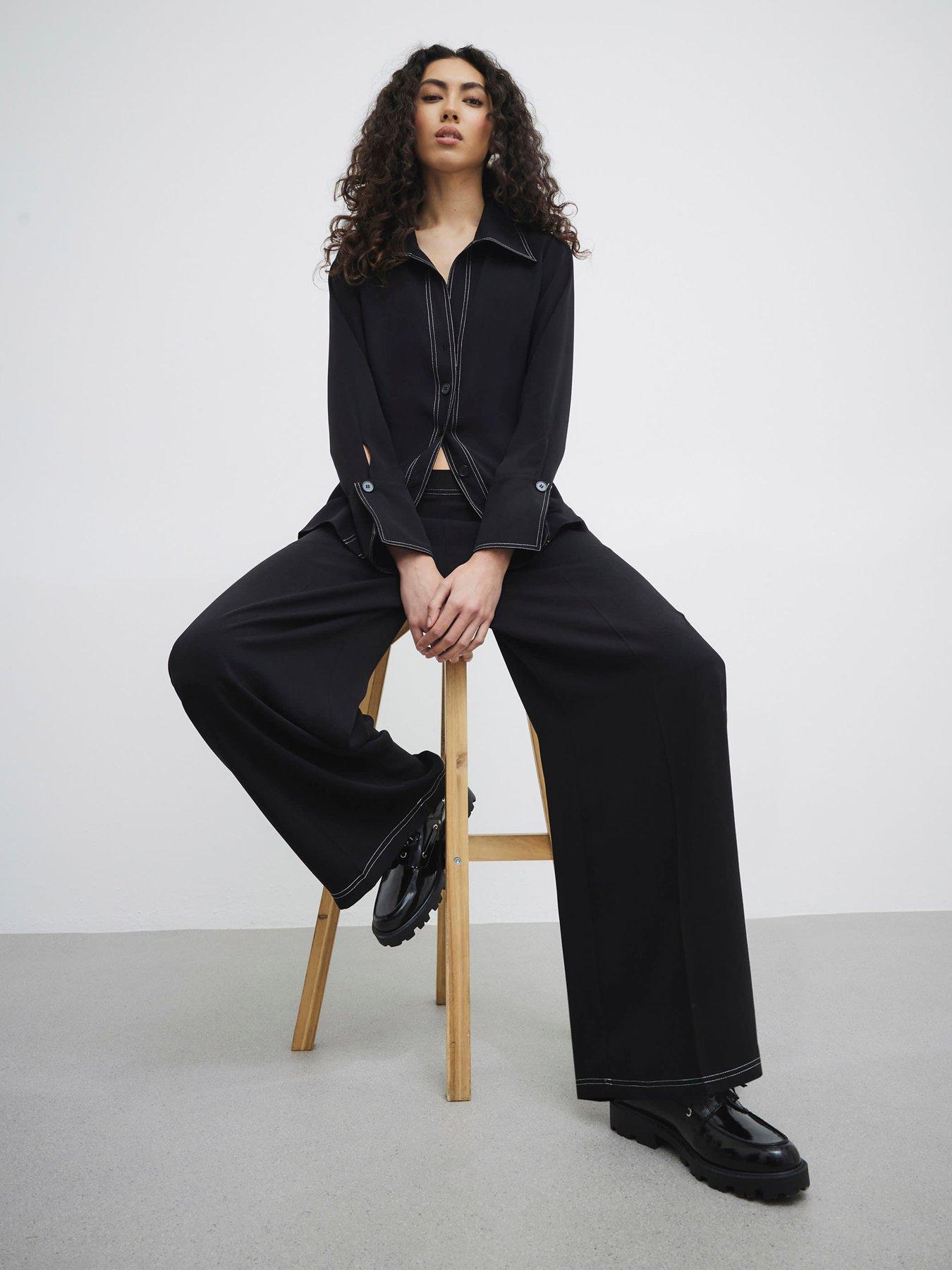 river-island-contrast-stitch-tailored-trousers-blackoutfit