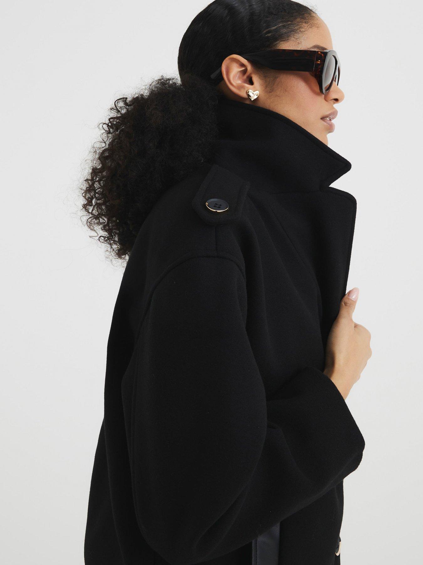 river-island-short-bomber-back-pea-coat-blackstillFront