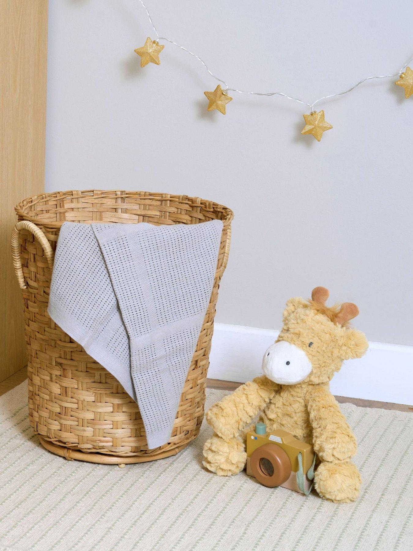 clair-de-lune-moses-basket-sheets-amp-pram-cellular-blanket--nbspgreyoutfit