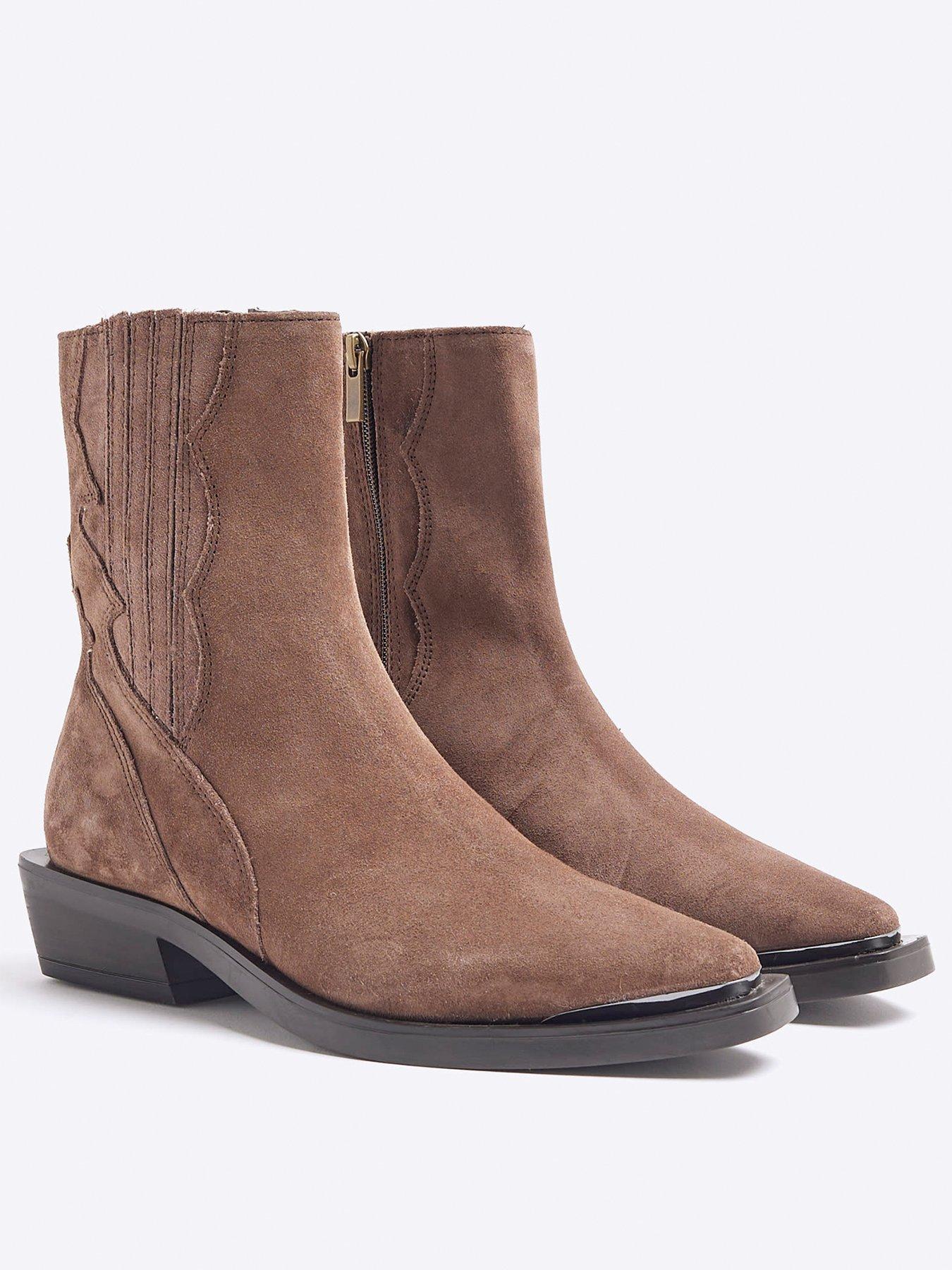 river-island-chelsea-western-ankle-boots-beigeoutfit