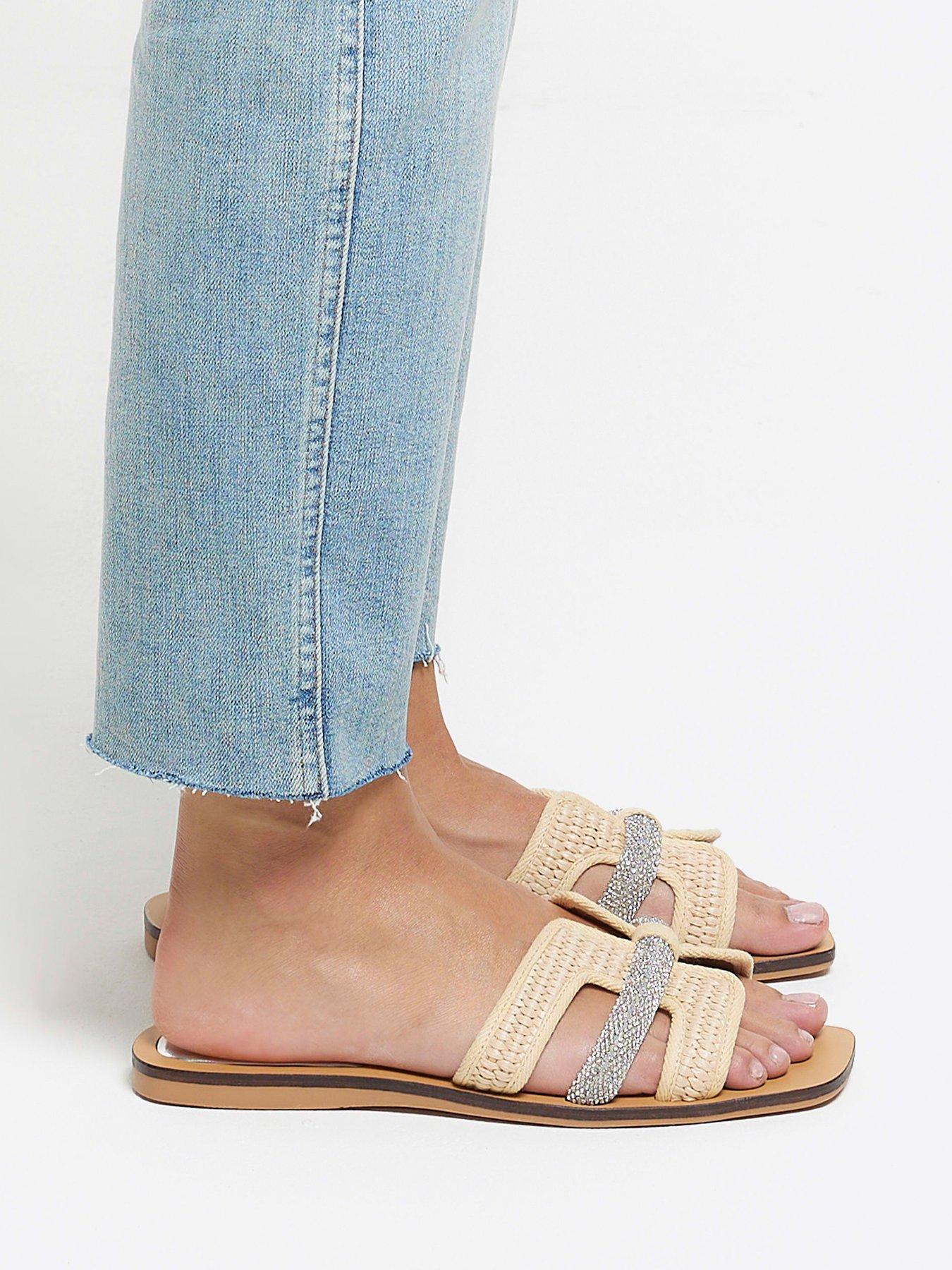 river-island-cut-out-strap-raffia-sandal-beigestillFront