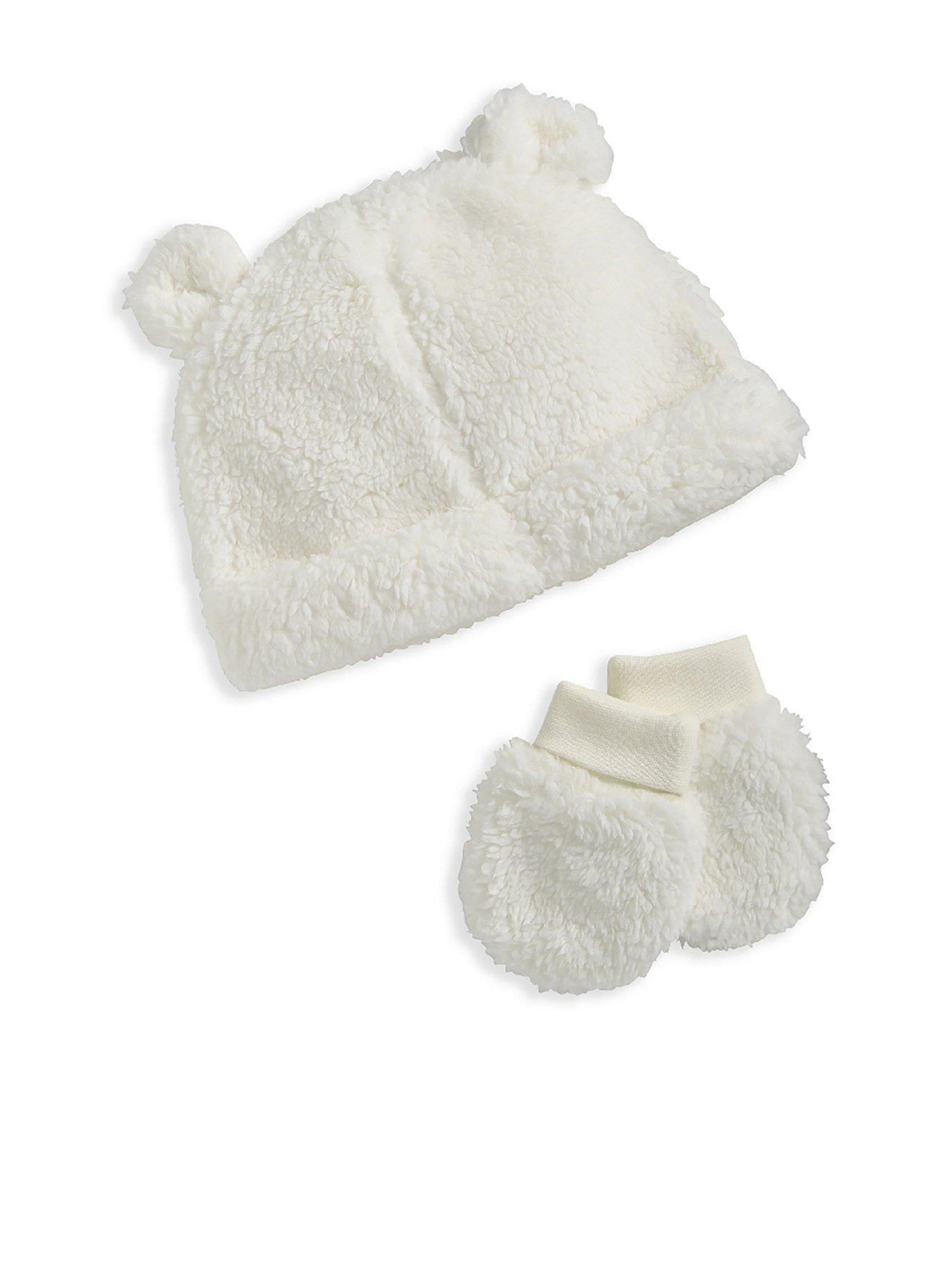 mamas-papas-baby-unisex-borg-hat-mitts-cream