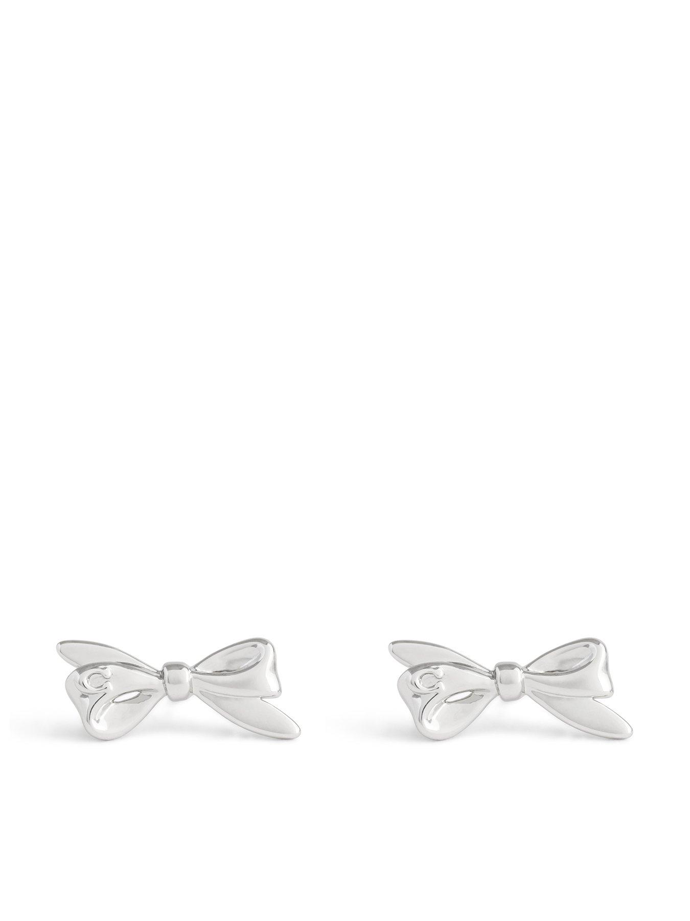 coach-bow-stud-earrings