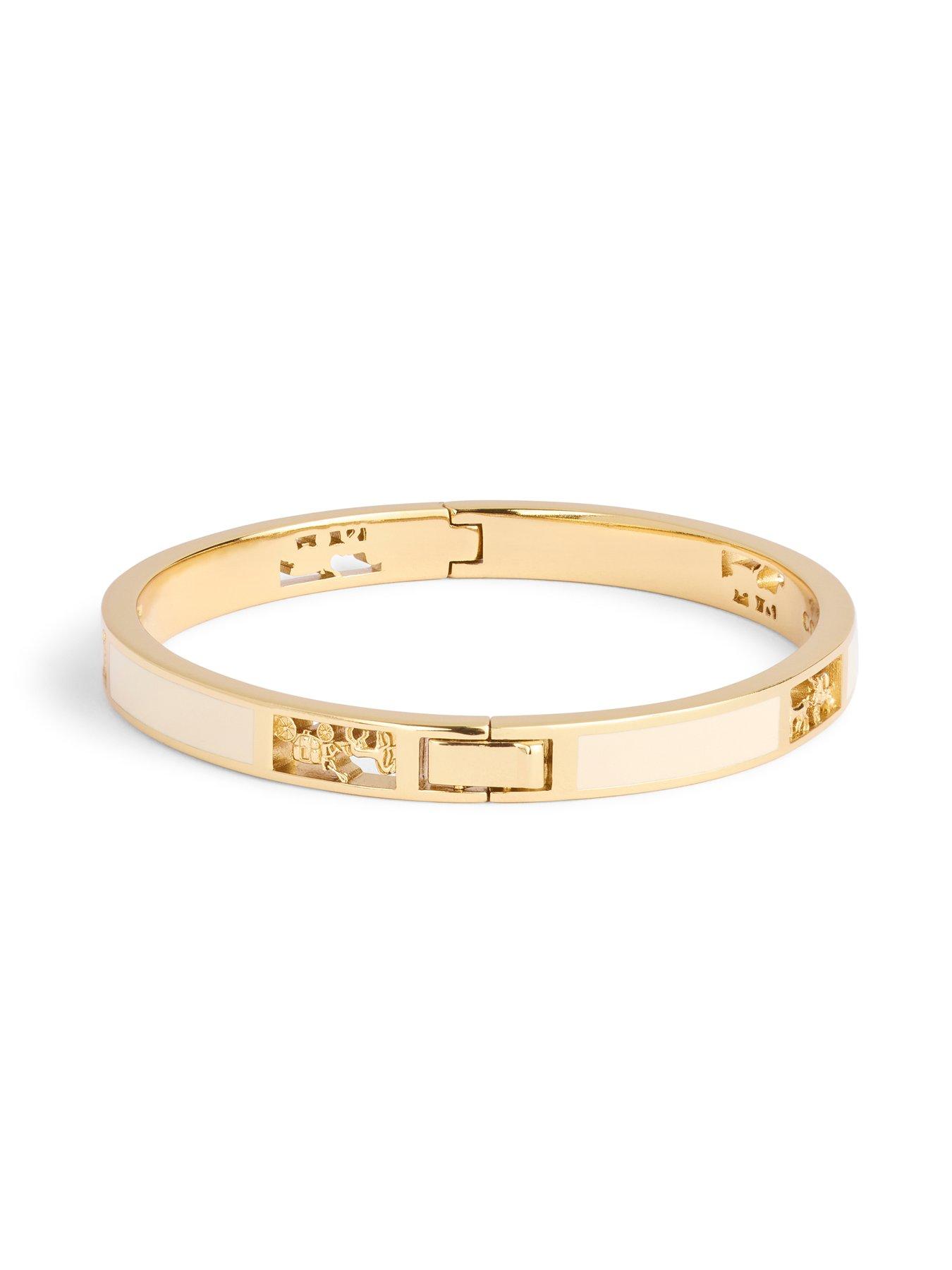 coach-signature-horse-amp-carriage-cut-out-bangle-bracelet-beigestillFront