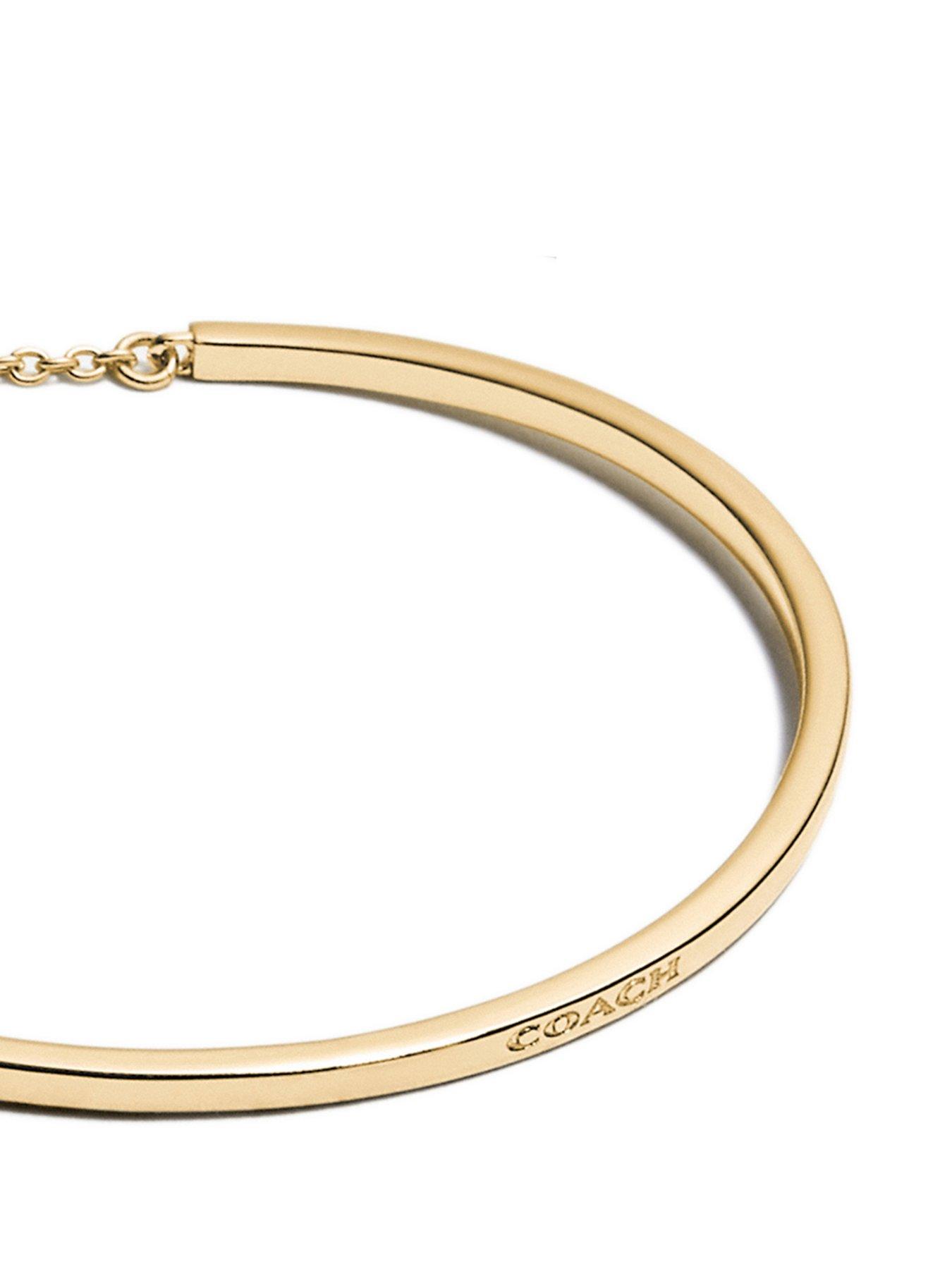 coach-slider-bangle-bracelet-goldstillFront