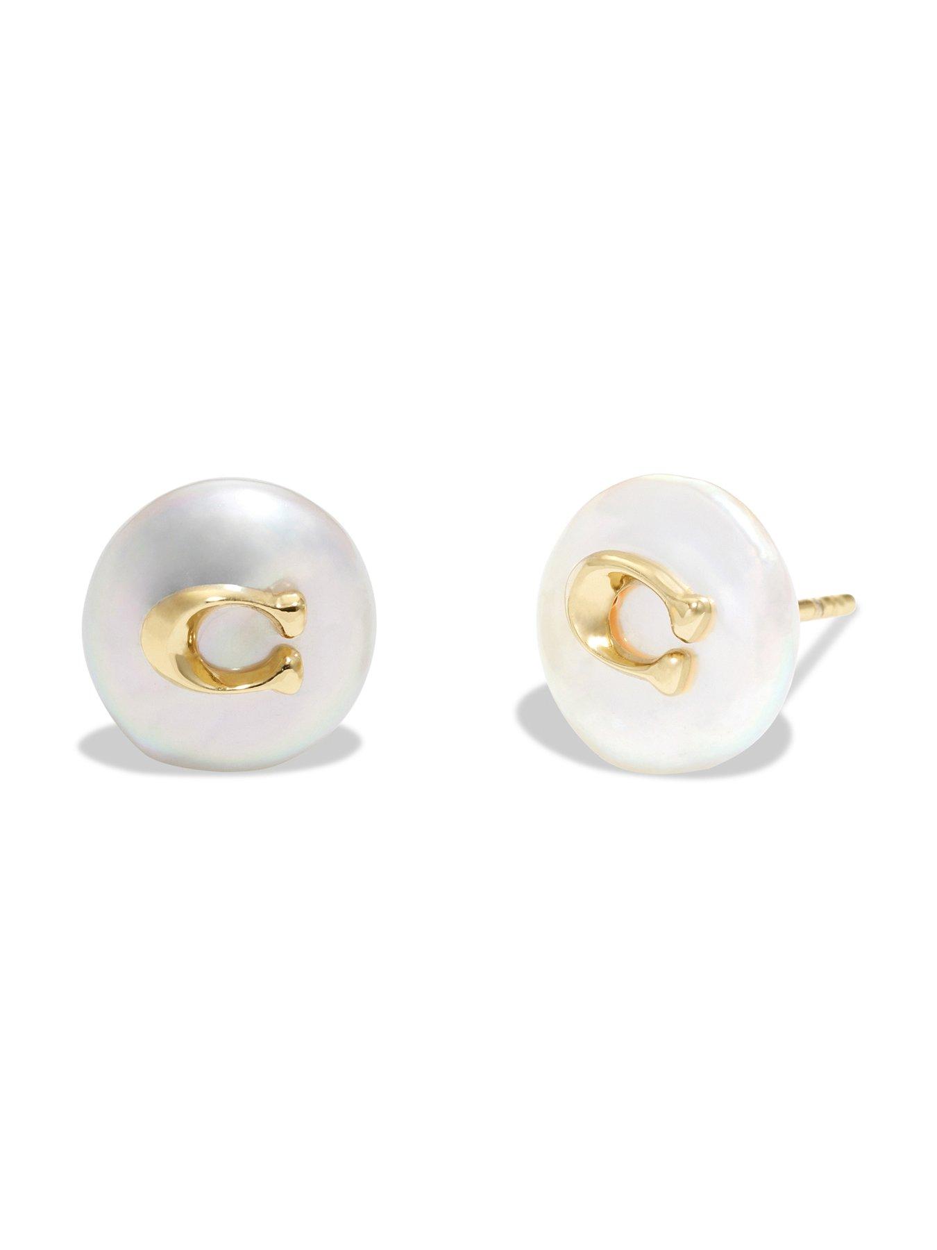 coach-coach-signature-coin-pearl-stud-earringsstillFront