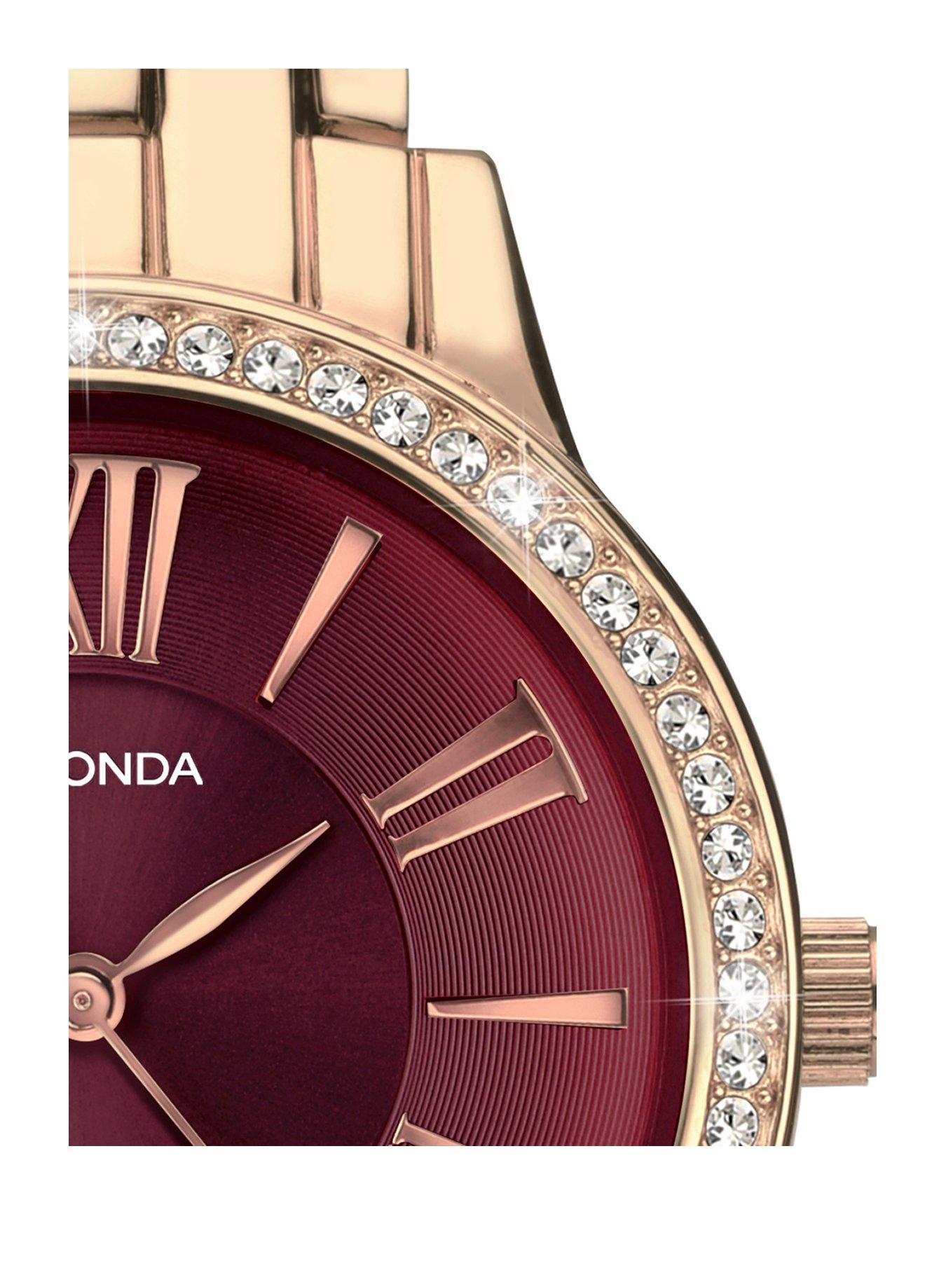 sekonda-sekonda-womens-charlotte-rose-gold-alloy-bracelet-with-burgundy-dial-analogue-watchstillFront