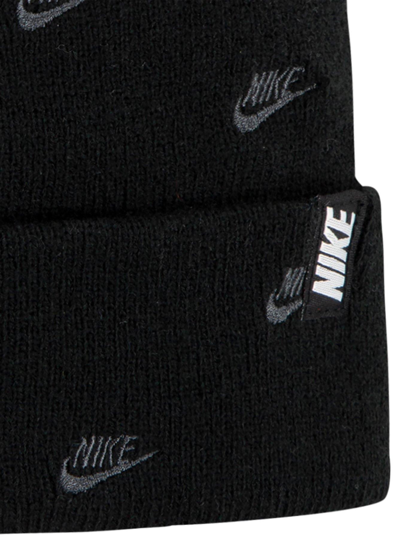 nike-juniors-futura-toss-peak-beanie-set-blackdetail