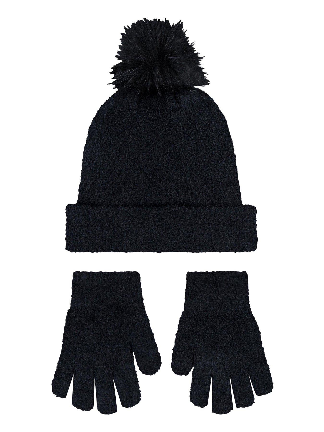 nike-juniors-plush-gifting-peak-beanie-set-blackback