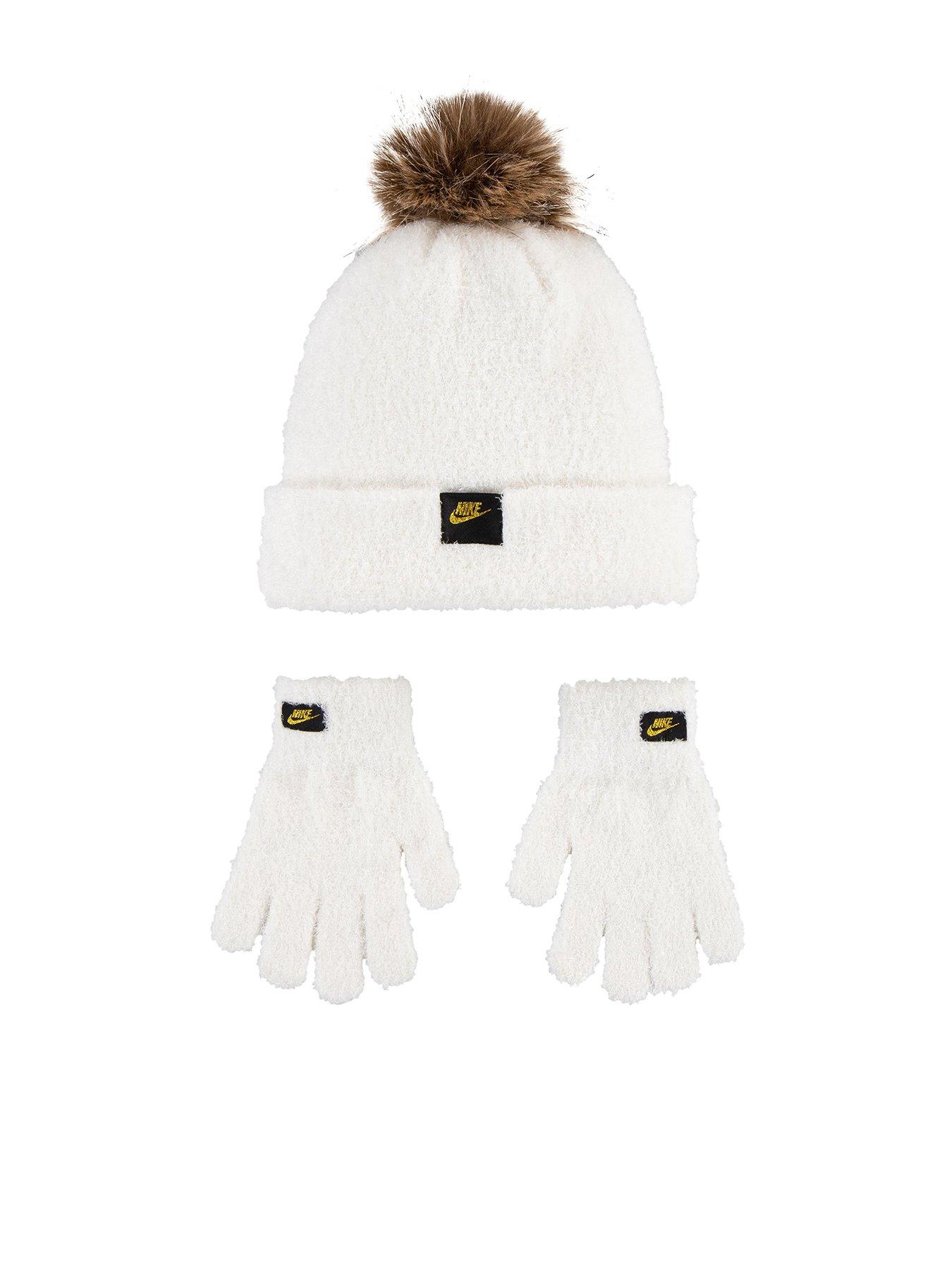 nike-juniors-plush-gifting-peak-beanie-set-cream