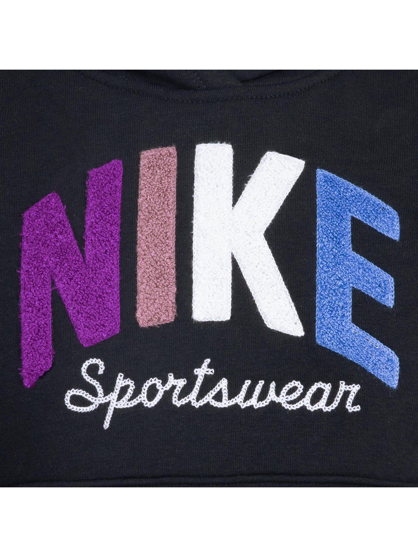 Image 4 of 4 of Nike Kids Unisex Powder Play Overhead Hoodie - Black