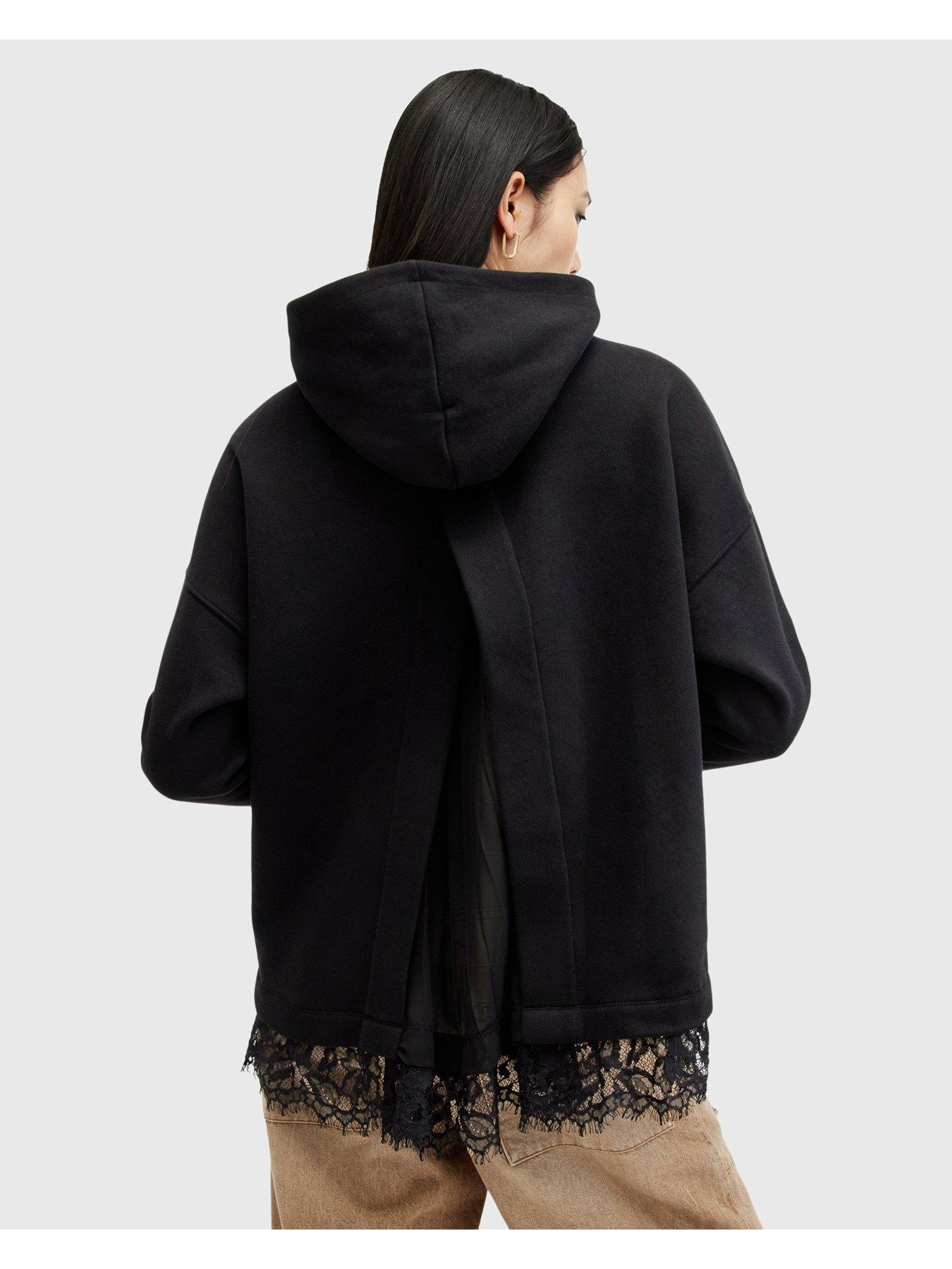 allsaints-lee-lace-panelled-hoodie-blackstillFront