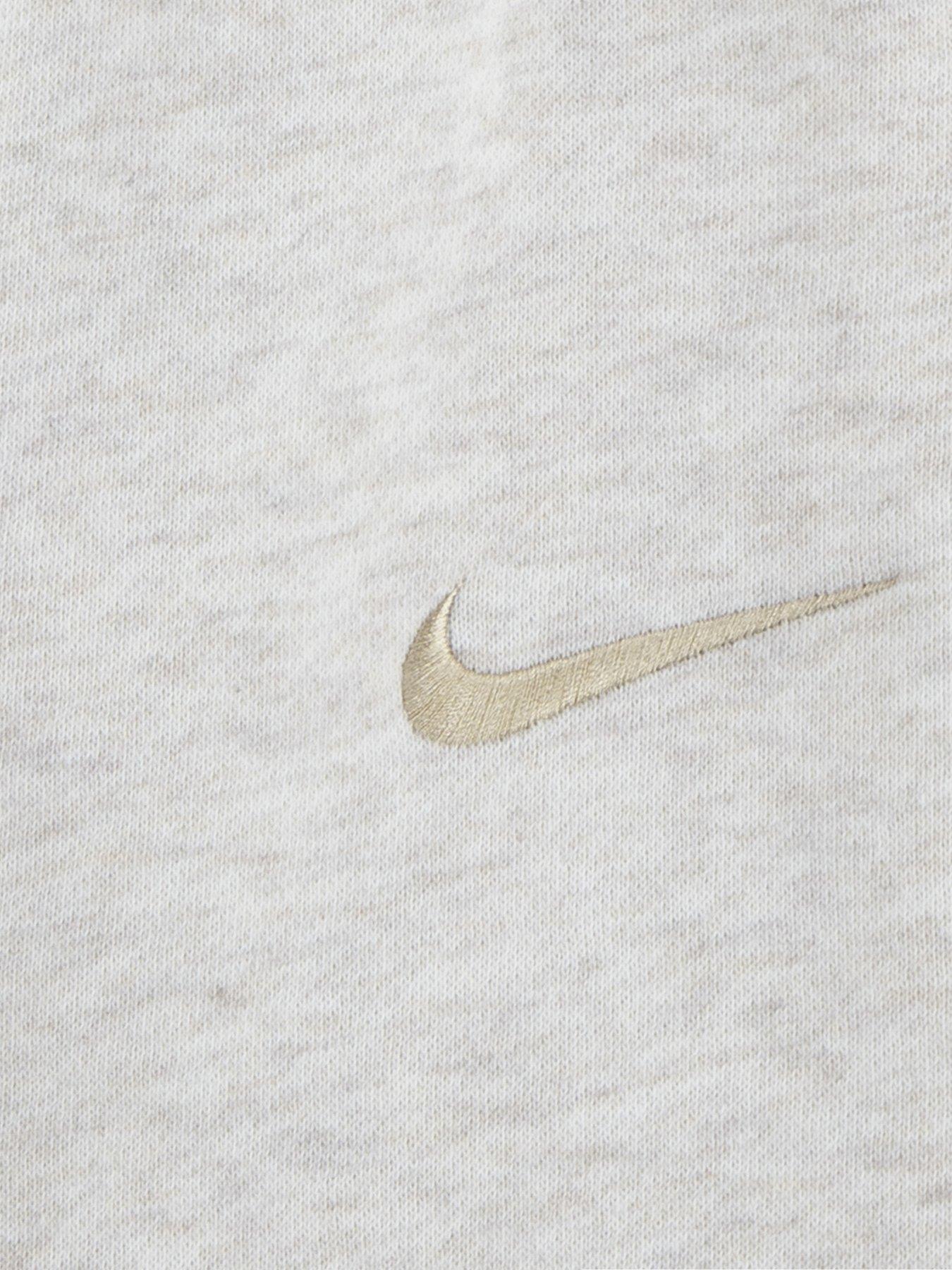 Image 4 of 4 of Nike Infants Essential Fleece Crew Tracksuit - White