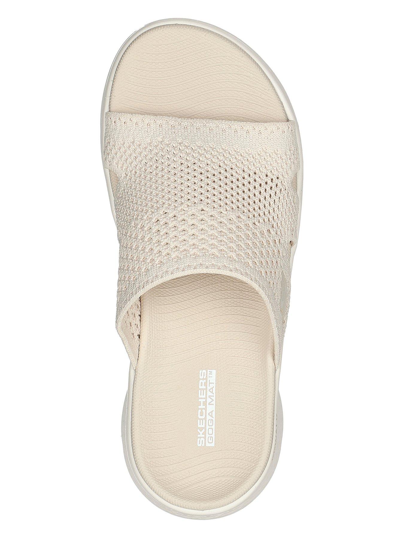 skechers-go-walk-flex-sandal-textured-knit-slide-naturaloutfit